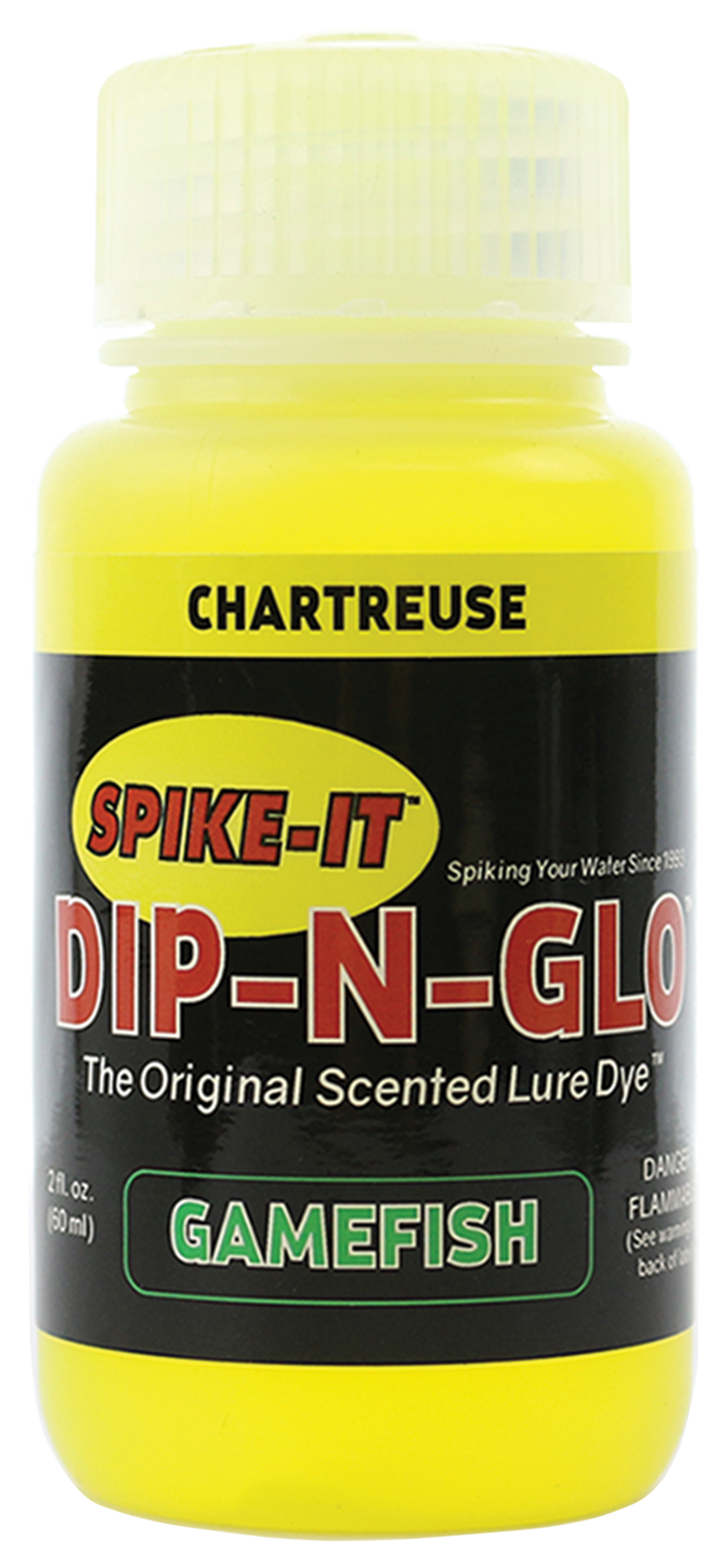 Spike It Dip N Glo Chartreuse Gamefish