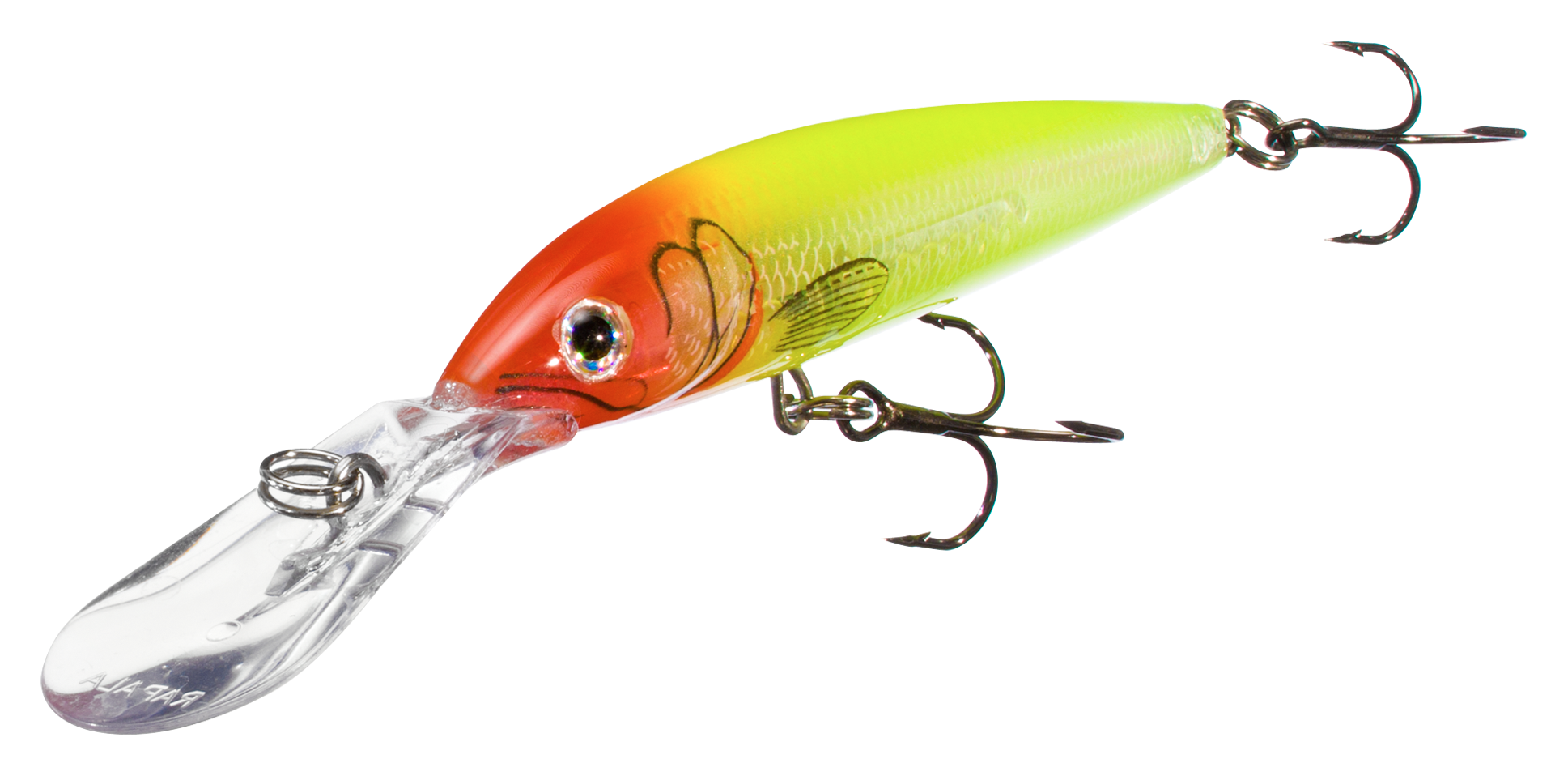 Image of "Rapala Down Deep Husky Jerk - 4"" - Glass Clown"