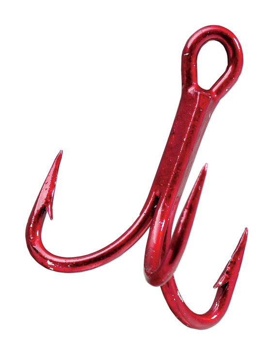 VMC 9626PS#2C Treble Hook with Cut Point Size 2 Short Shank