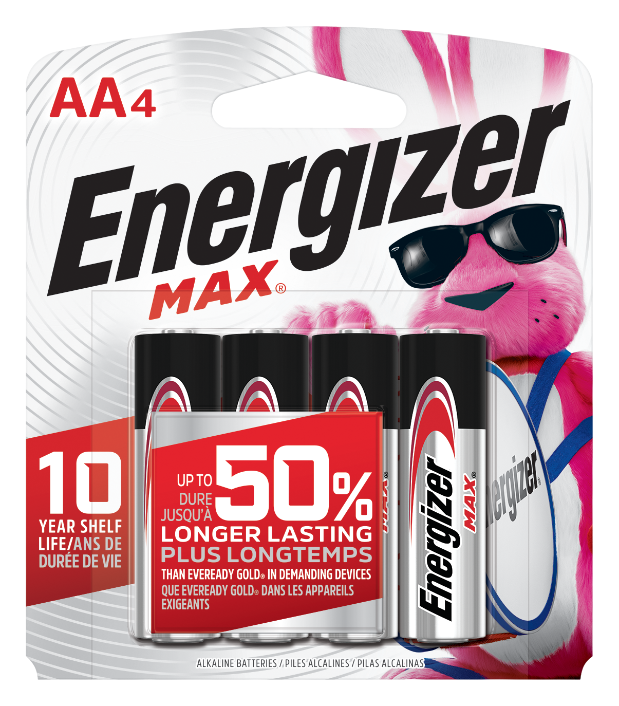 Energizer Max AA Batteries - 4-Pack