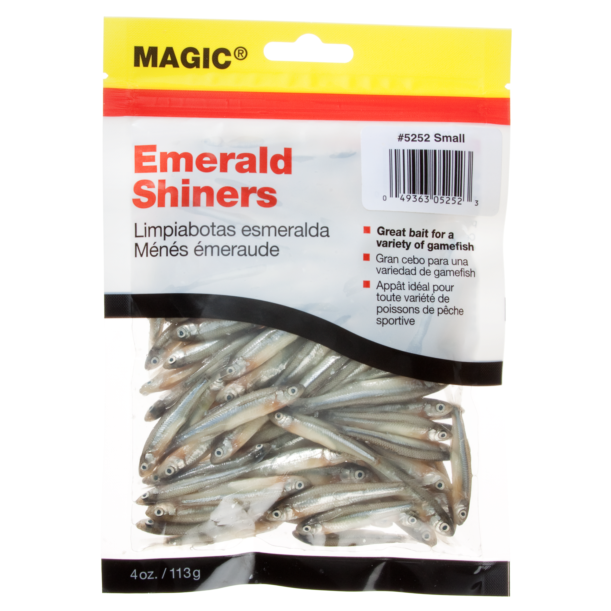 Magic Emerald Shiner Minnows - Small - Natural - 1.5 oz.