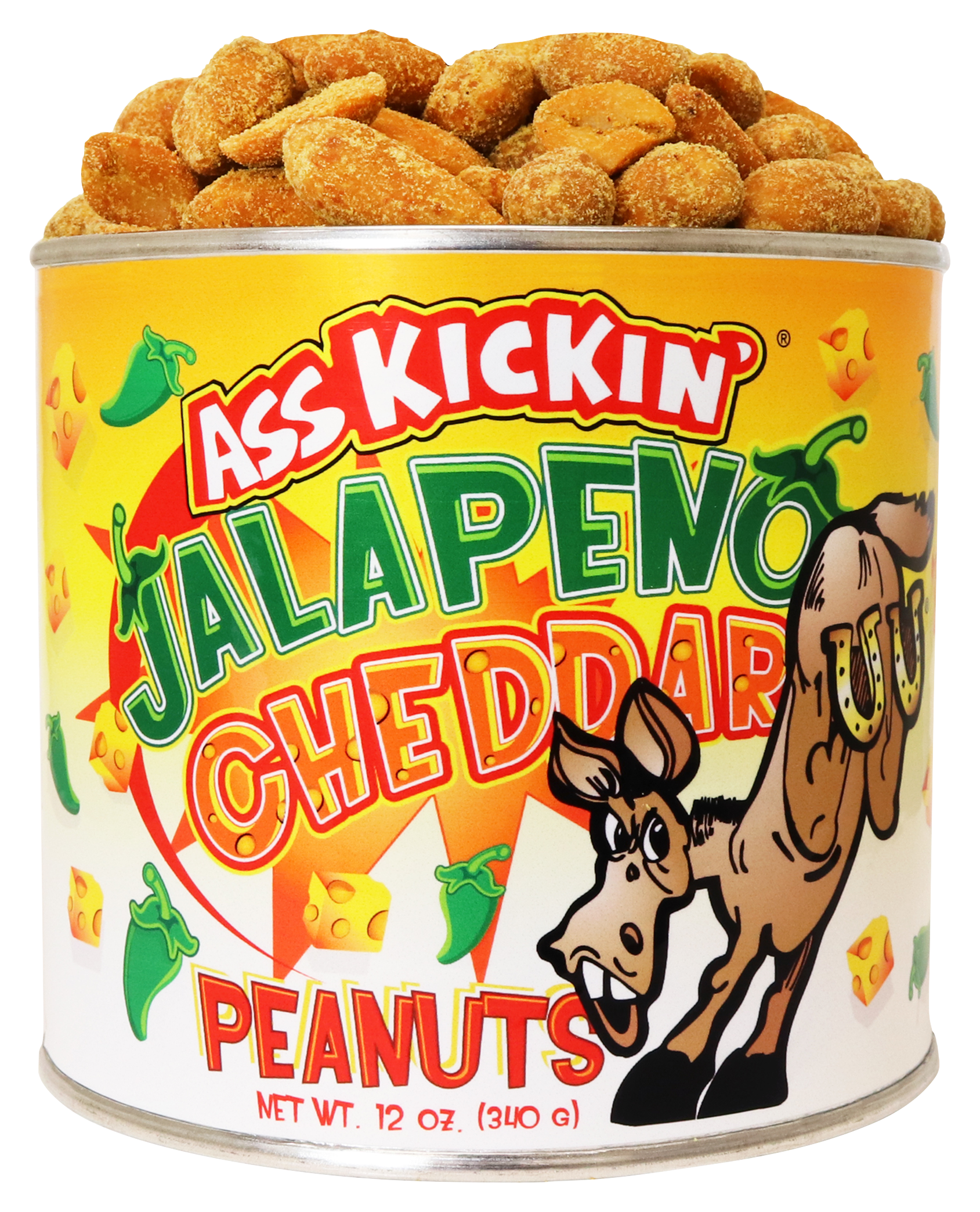 Image of Ass Kickin' Jalapeno Cheddar Peanuts