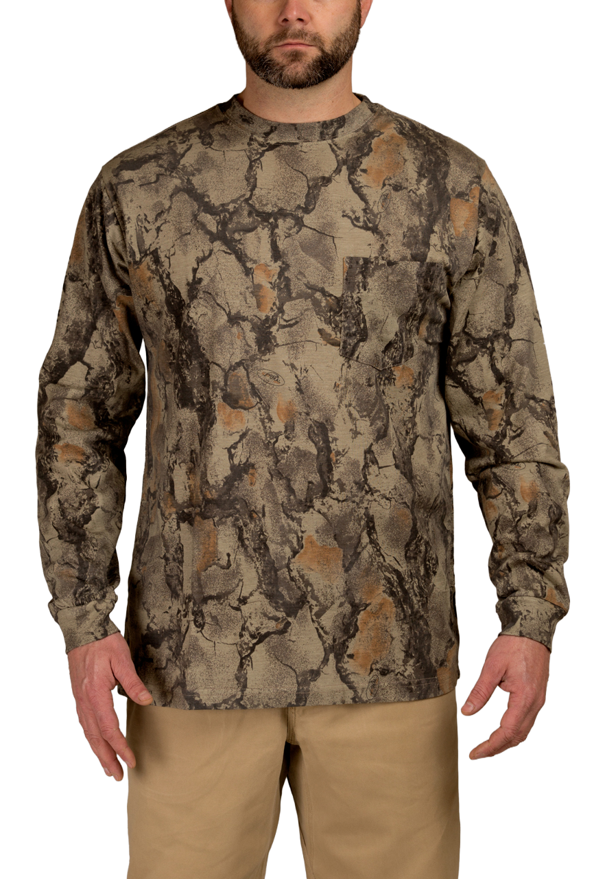 Image of Natural Gear Camo Long-Sleeve T-Shirt for Men - Natural Gear - XL