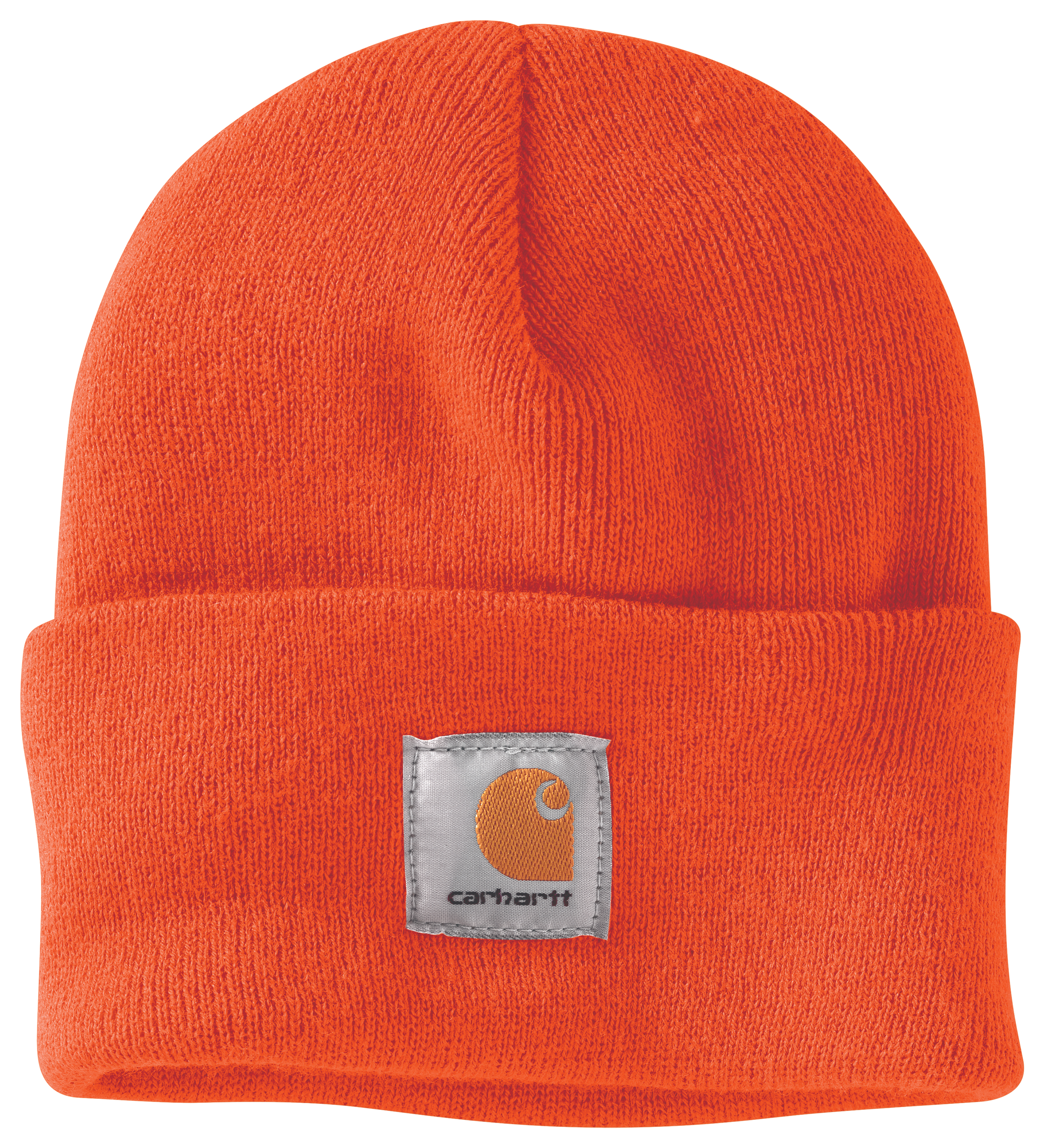 Carhartt Knit Cuffed Beanie - Brite Orange - 100792563-1157342 - Hats Whether youre working or enjoying an outdoor adven sku 100792563-1157342