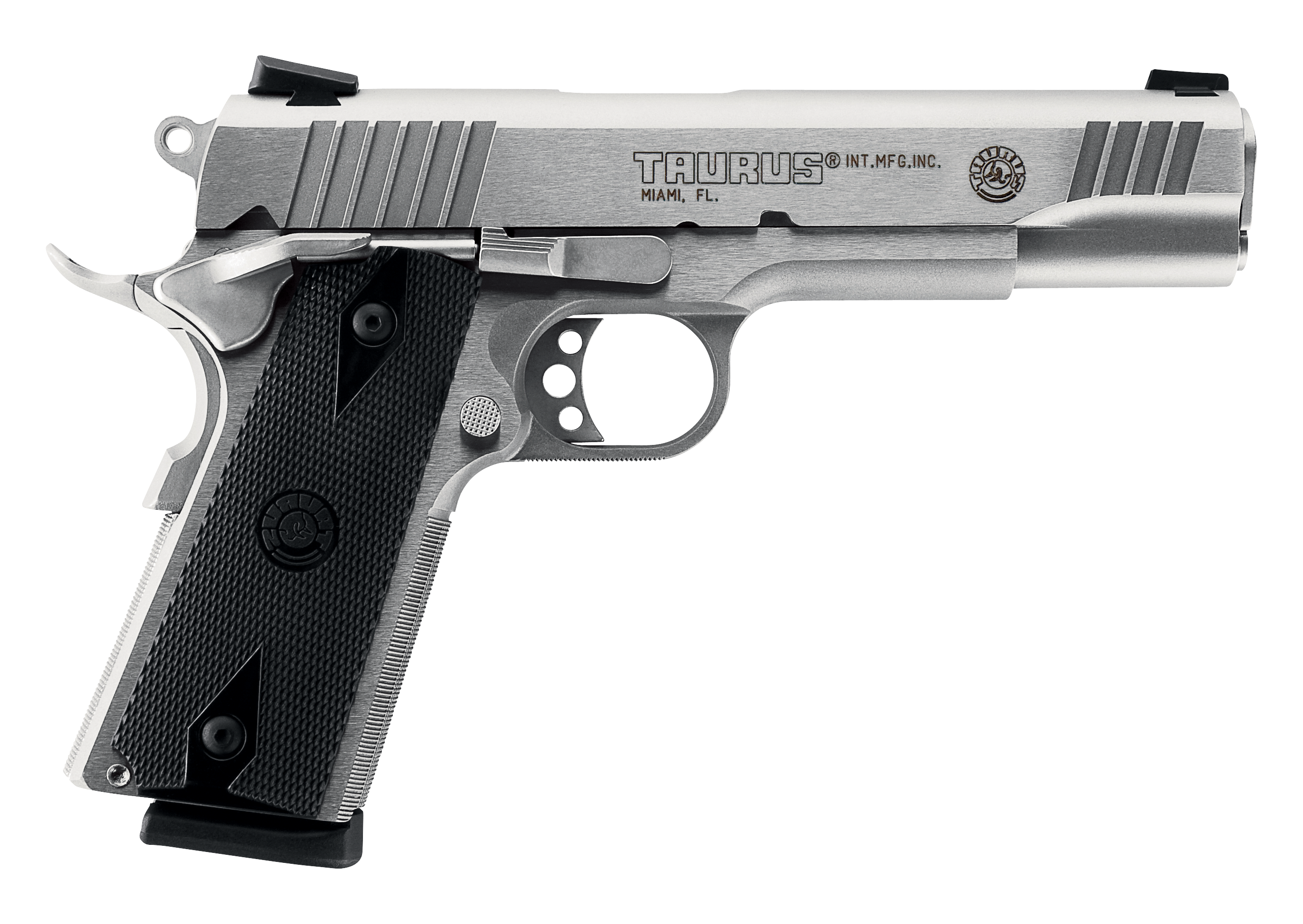 Image of Taurus 1911 Pistol Stainless Steel with Heinie Sight