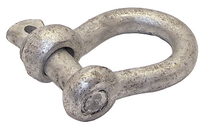 Image of "Bass Pro Shops Galvanized Anchor Shackle - 5/16"""