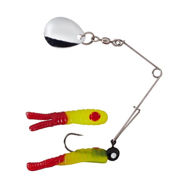 Johnson Original Beetle Spin - 1/16 oz. - Chartreuse/Firetail with Silver Blade
