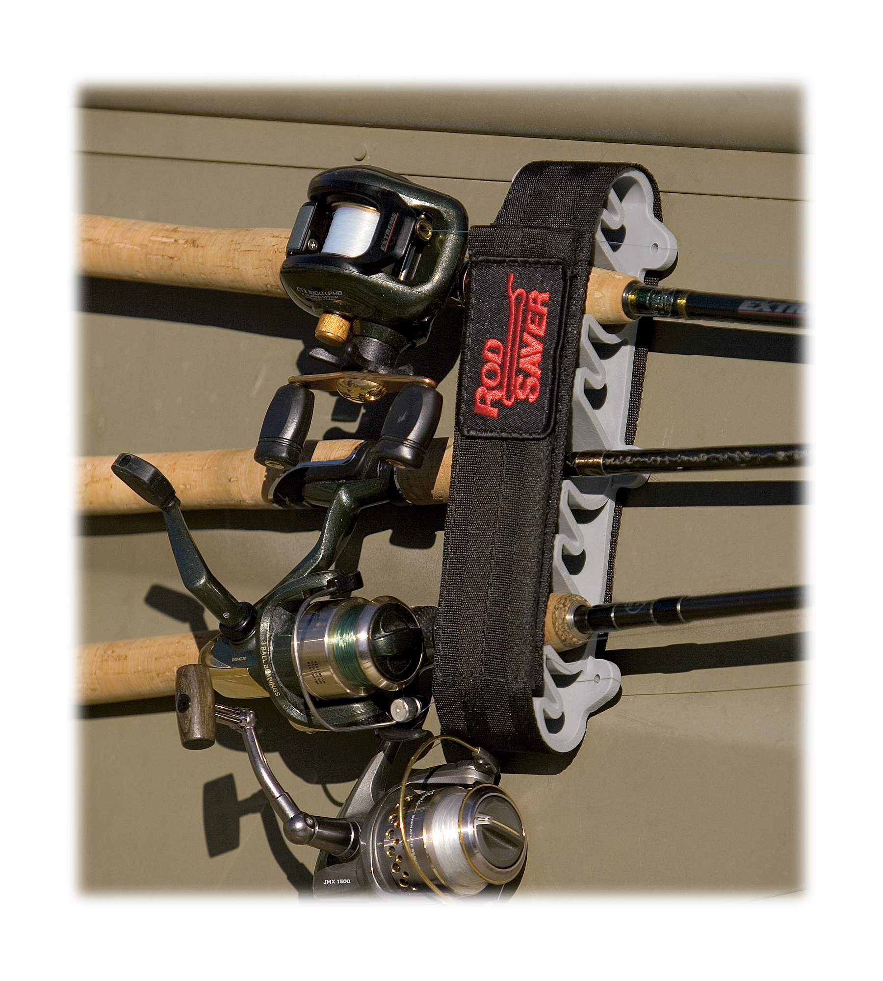 On The Fly” Fishing Rod Holder is a Multi-Functional Fishing Rod Holder for  Your Vehicle. Keep Your Fishing Rods Safe While Driving Your Car or Truck  and in-Place While You Tie on