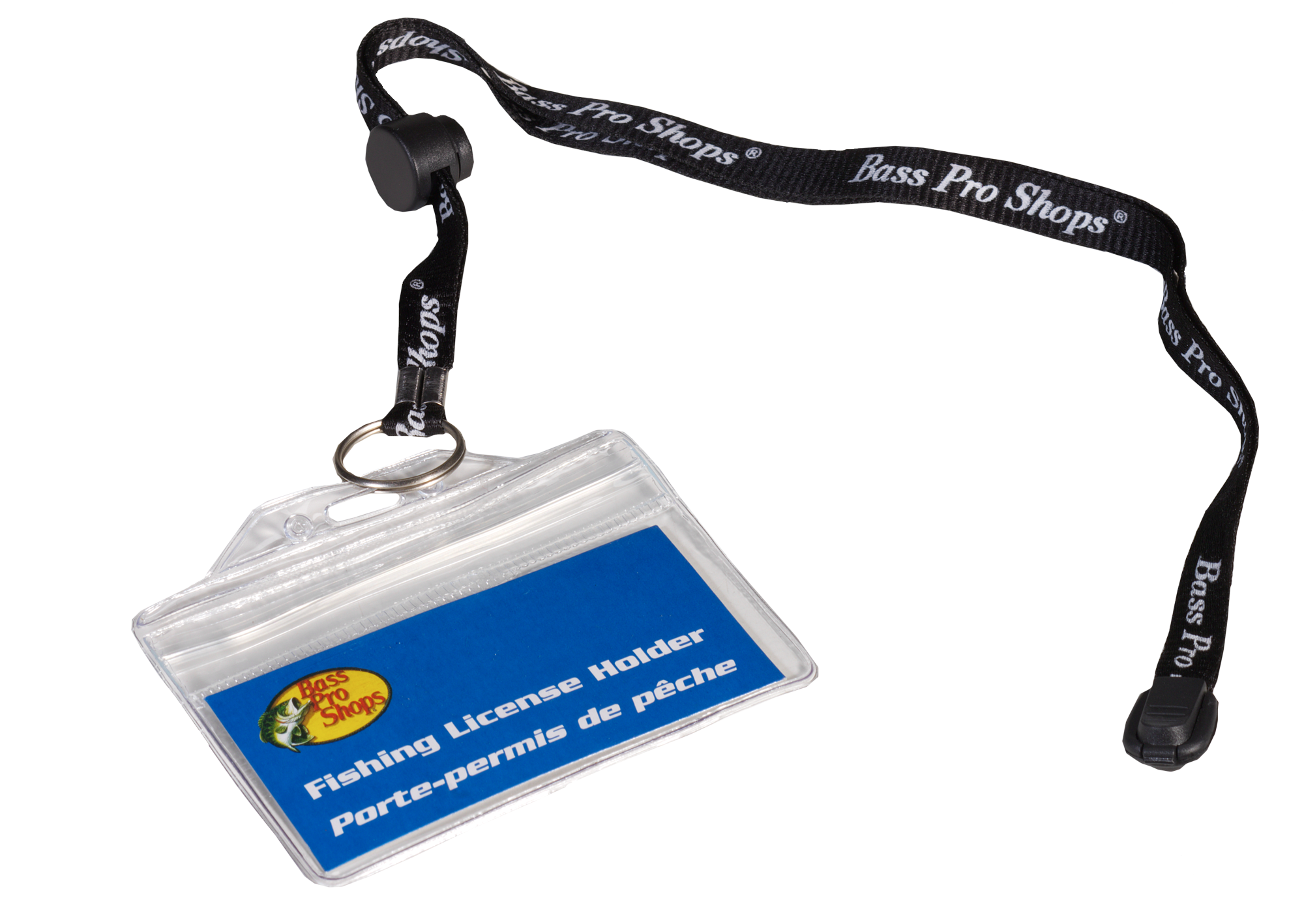 Fishing License Holder w/Safety Pin