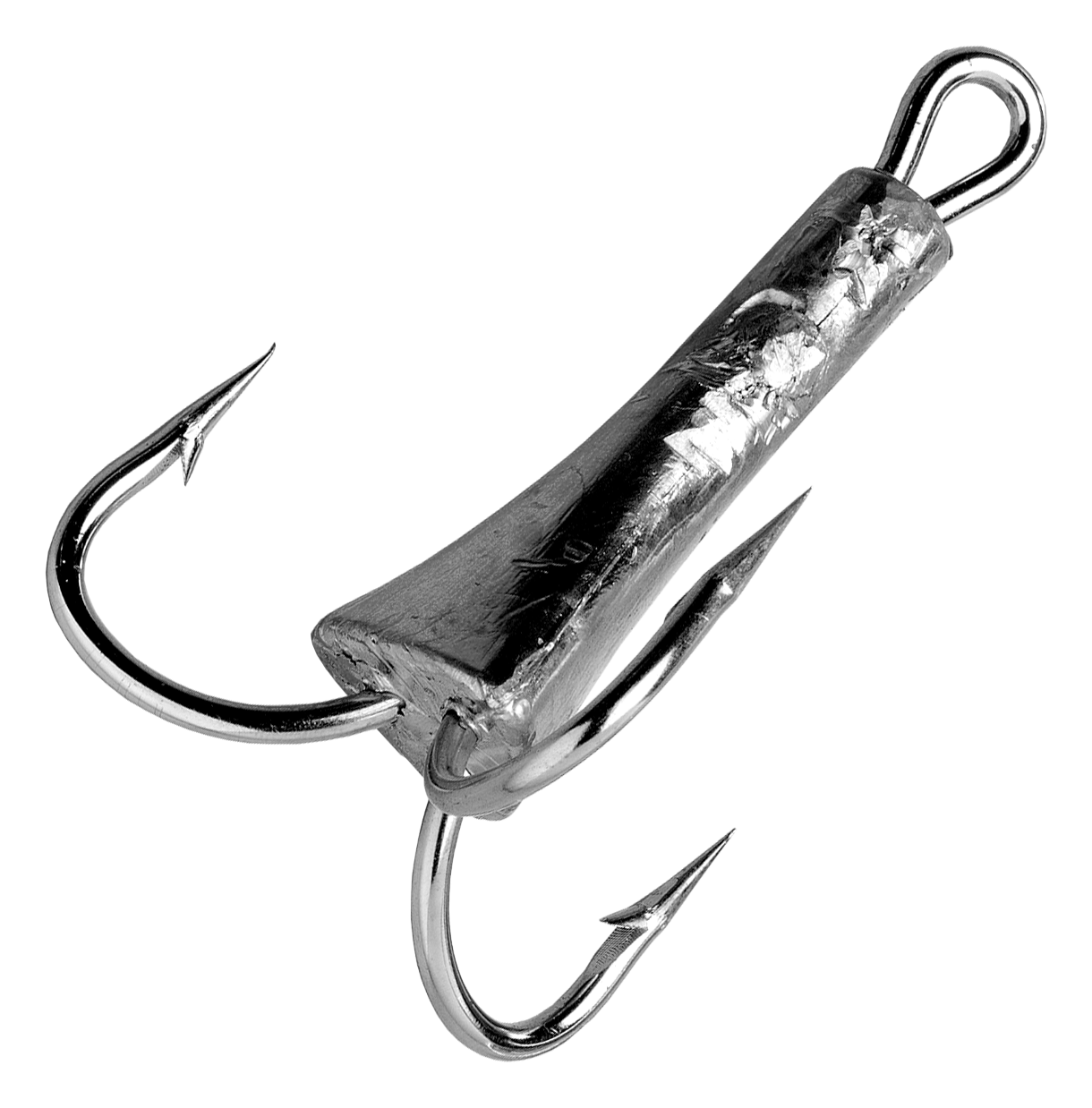 Bass Pro Shops Weighted Treble Hooks - Nickel
