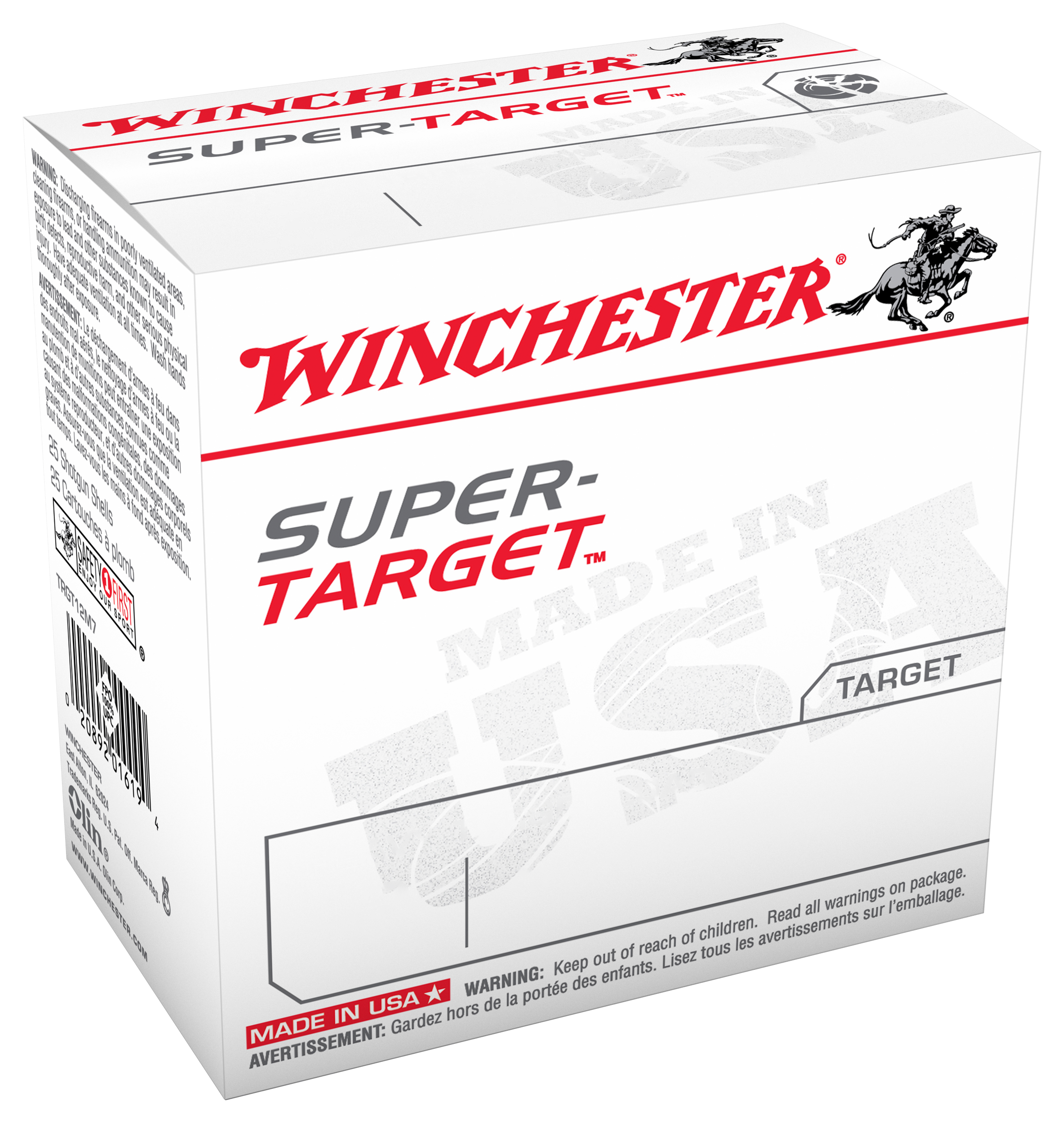 Winchester Super-Target Target Load Shotshells - 20 gauge - 8 Shot - 250 Rounds