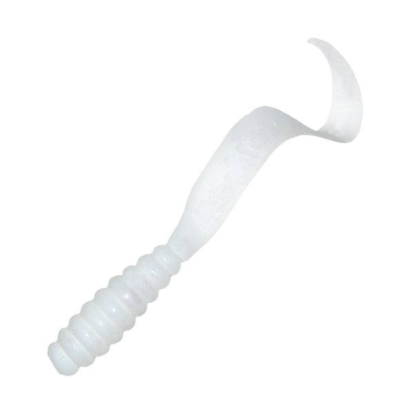 Mister Twister Curly Tail Grub - 2' - White
