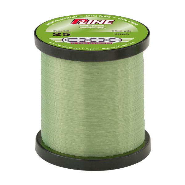 P-Line CXX X-tra Strong Copolymer - Fluorescent Green - 12 lb  - 3000 Yards