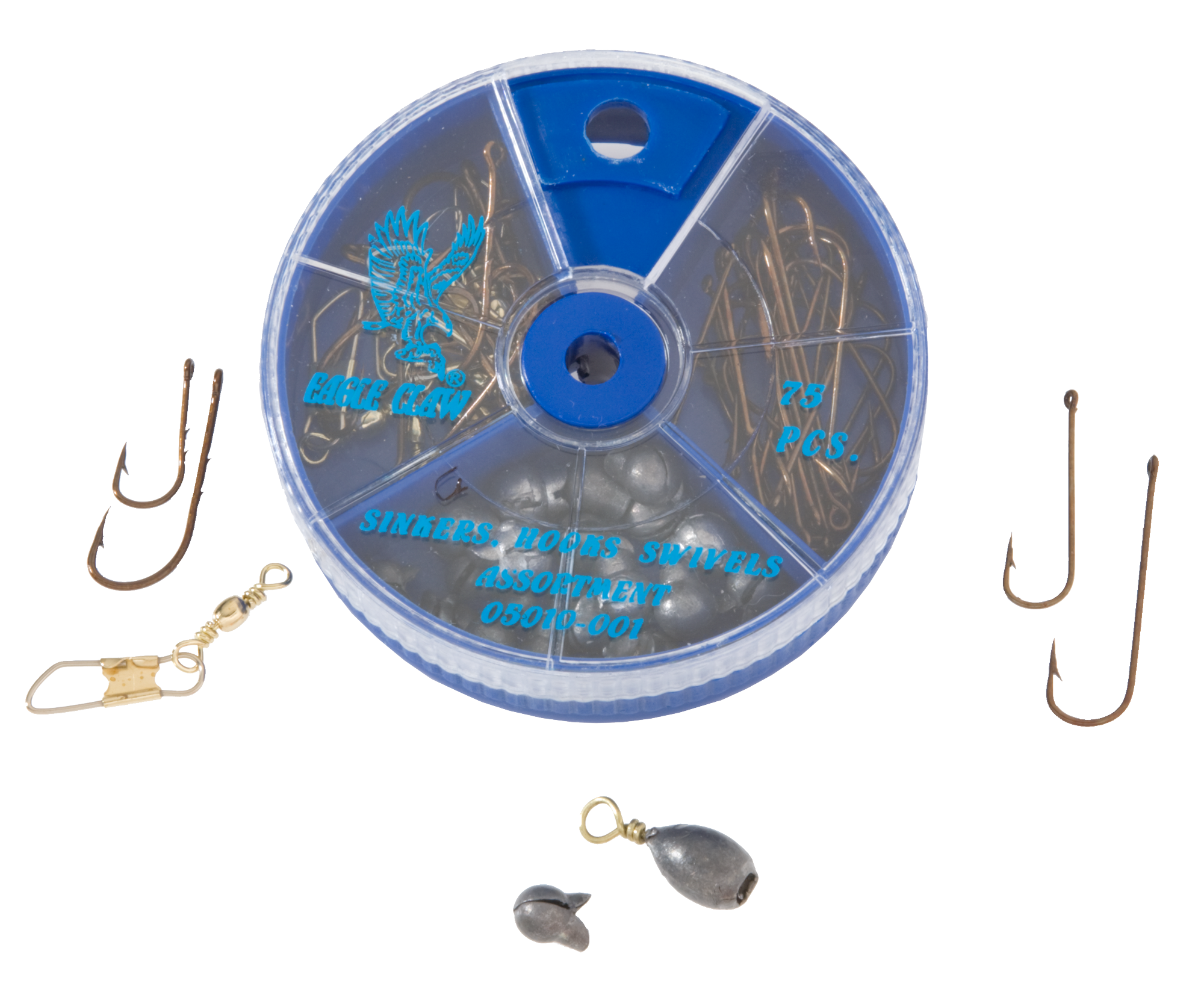 Eagle Claw Catfish Tackle Kit with Utility Box 