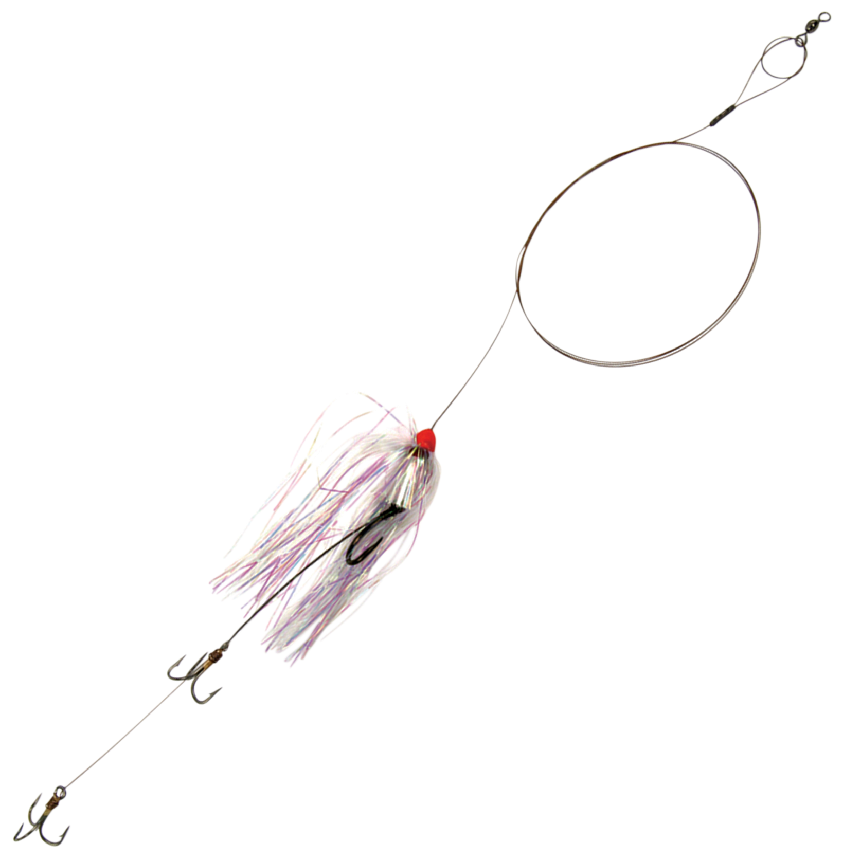 Image of Sea Striker Carolina Live-Bait Slow Troll King Mackerel Rig with Duster - Pearl