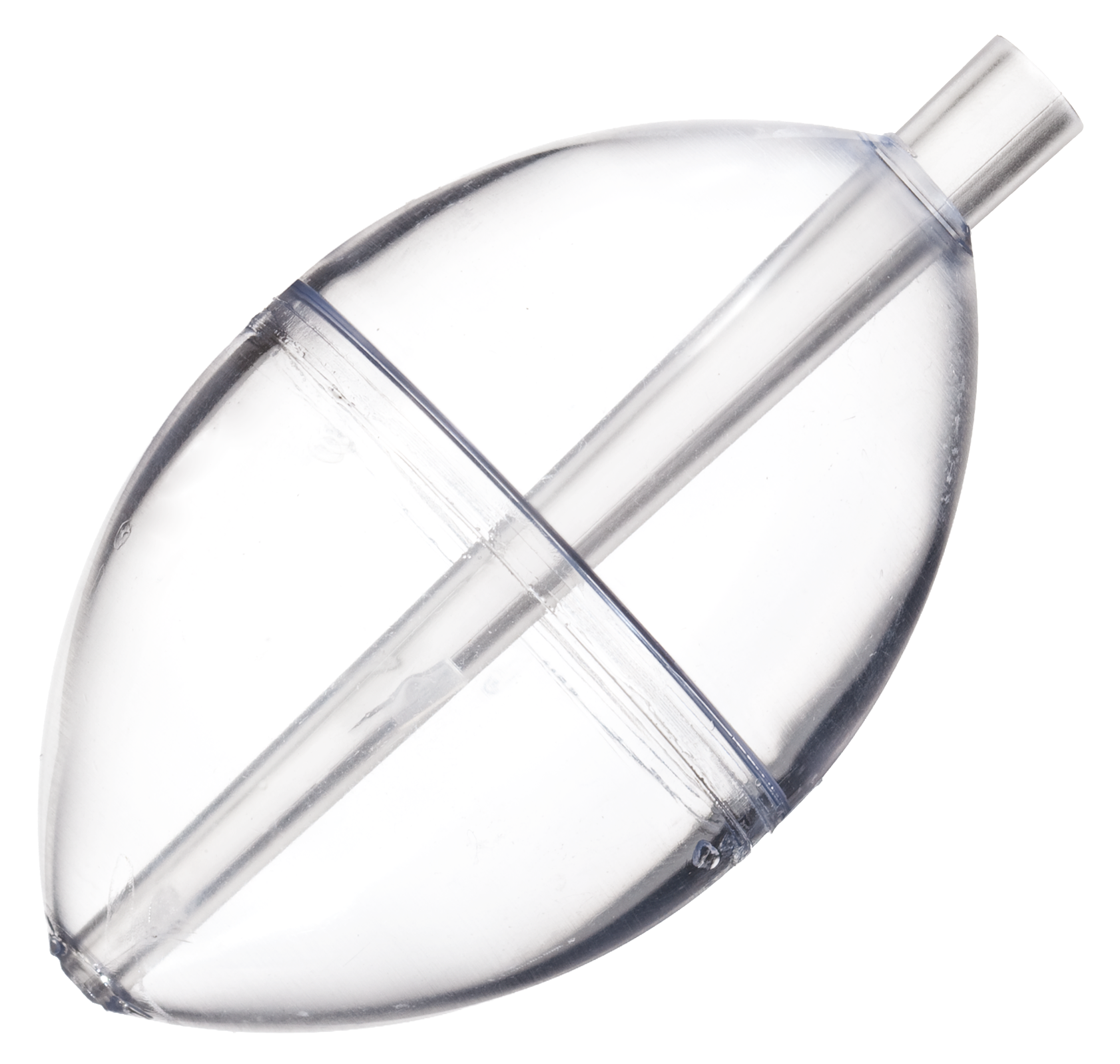 Double X Tackle Tough Bubble Float - 1-3/4″ x 1-1/8' - Oval - Clear