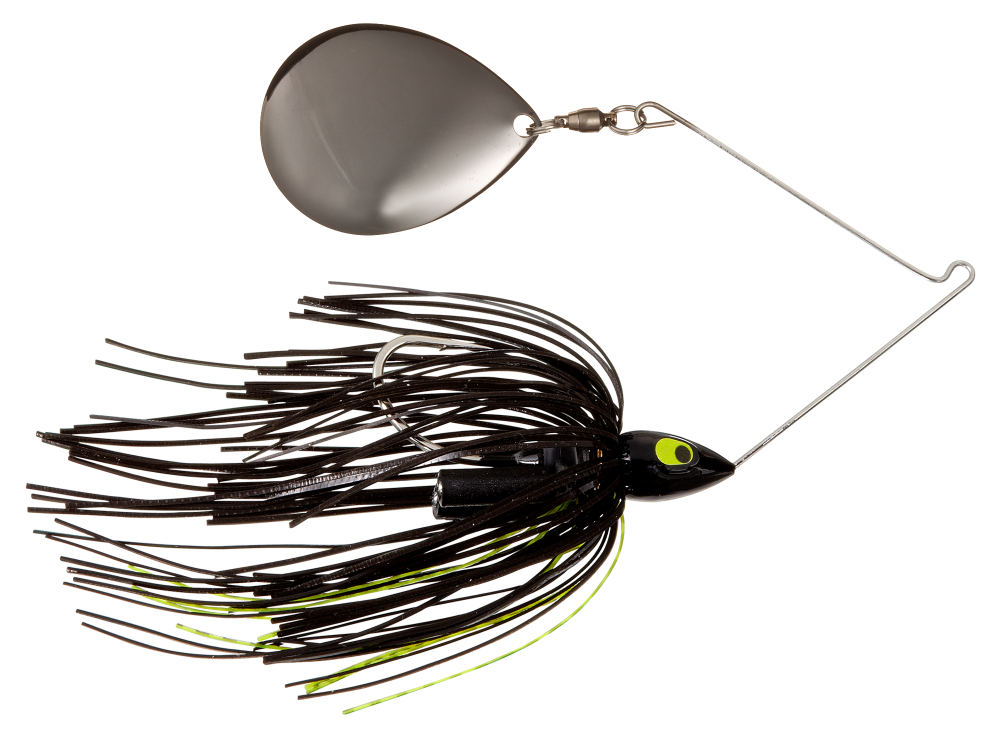 War Eagle Night Baits Spinnerbait - 1/2 oz. - Black/Chartreuse
