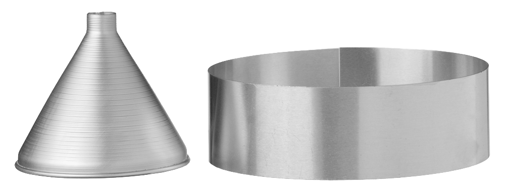 Flossies Ring and Funnel Hardware for Funnel Cakes