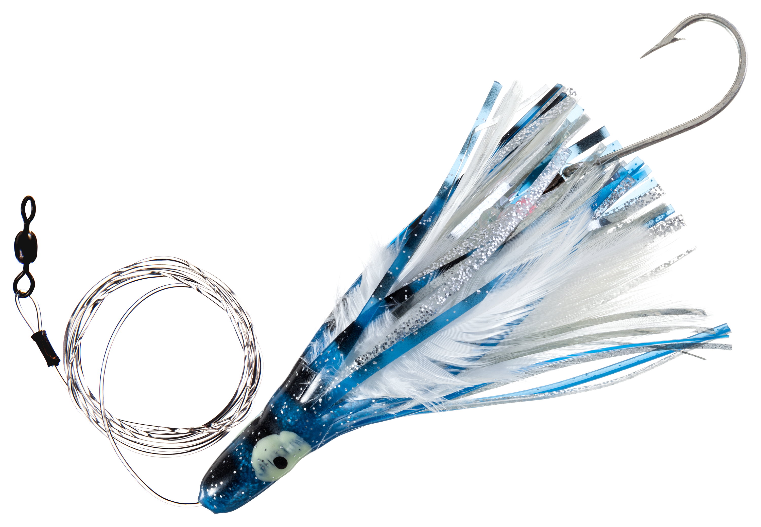 R&R Tackle Mahi Magnet - 4-3/4 - Blue/Silver/White