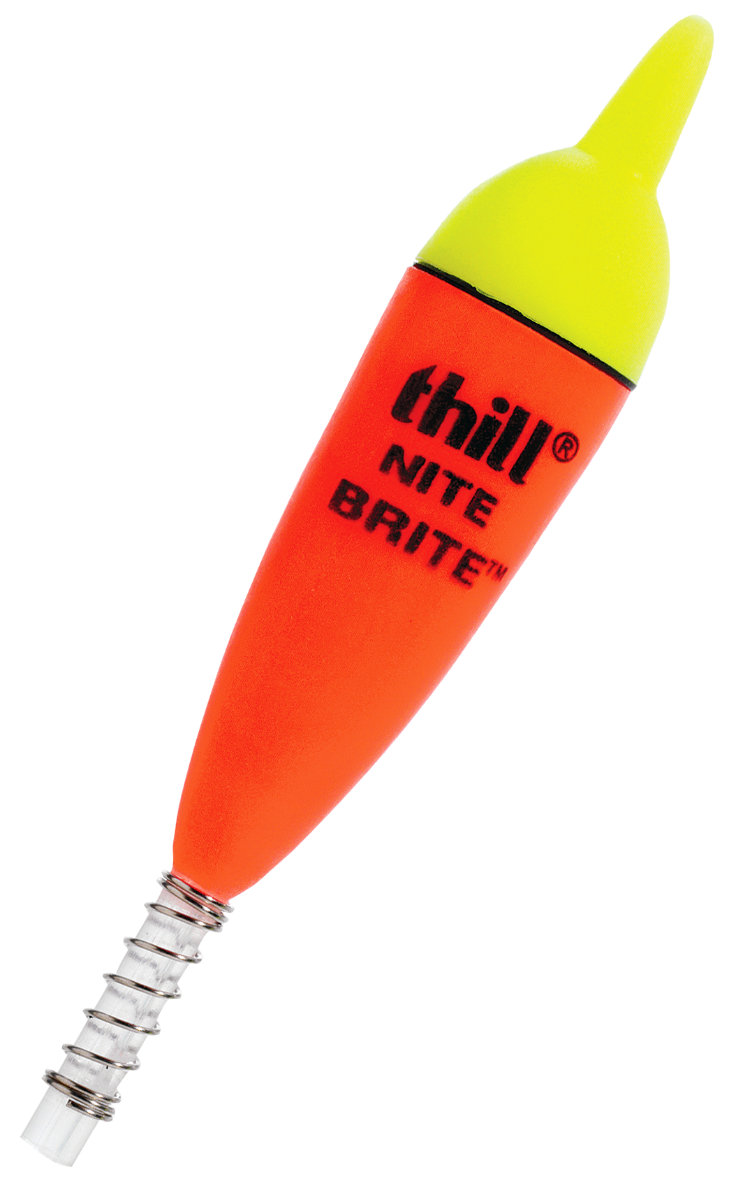Image of "Thill Nite Brite Lighted Float - Yellow - 3/4"" x 4"""