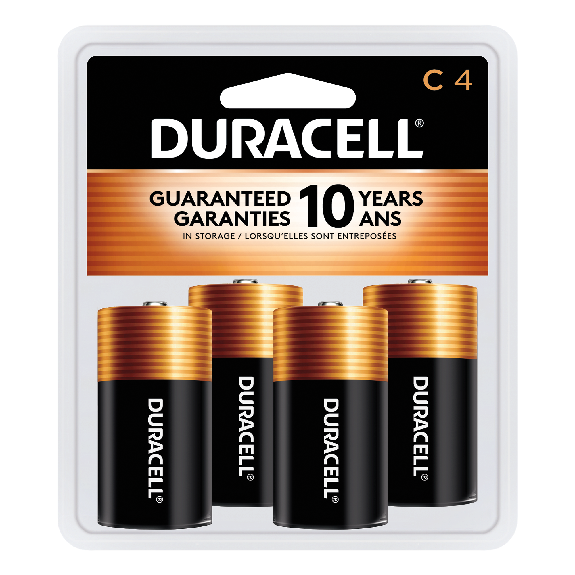 Duracell Coppertop C Alkaline Batteries - 4 Pack