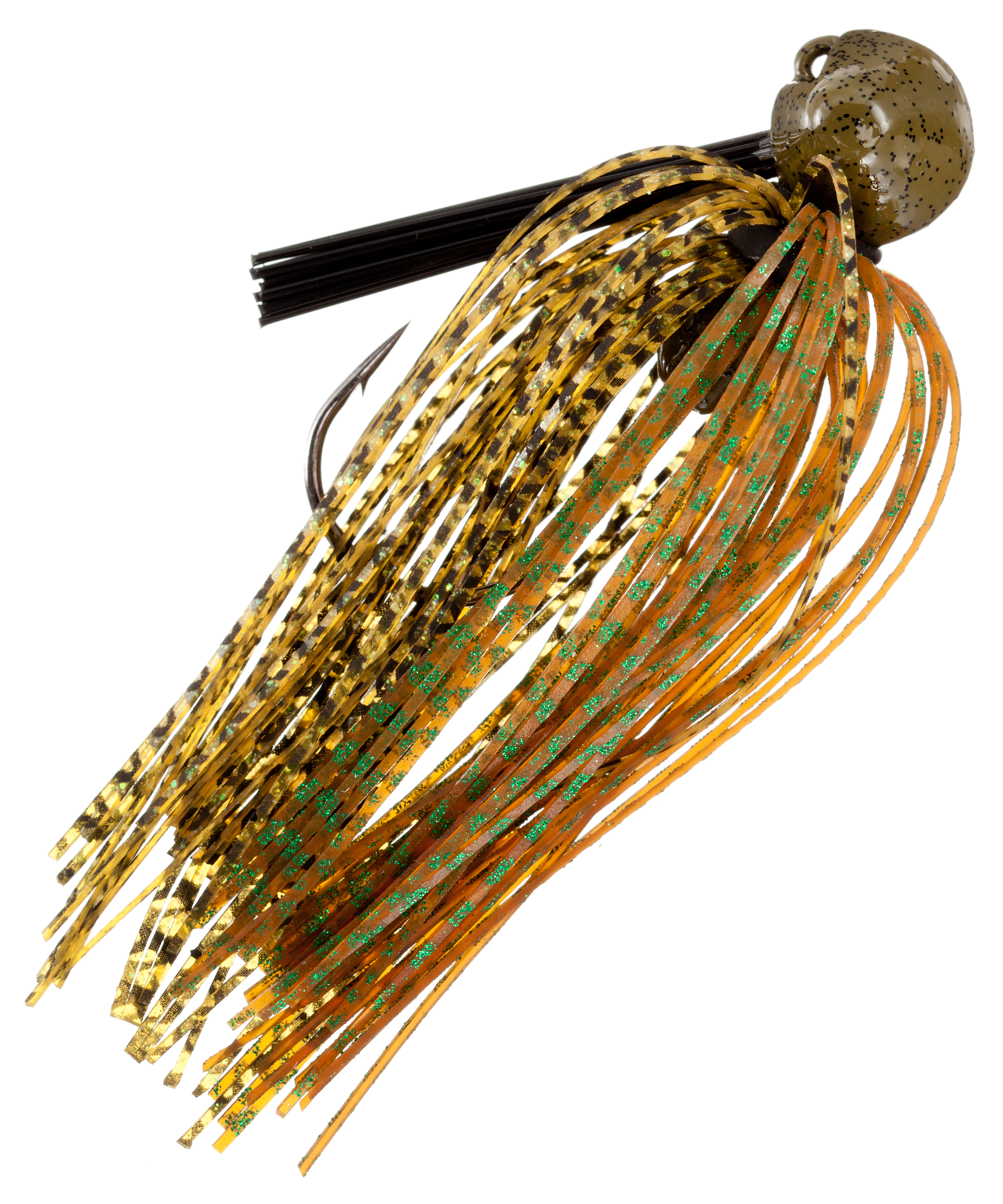 Image of Bass Pro Shops Enticer Pro Series Football Jig - 1 oz - Green Pumpkin