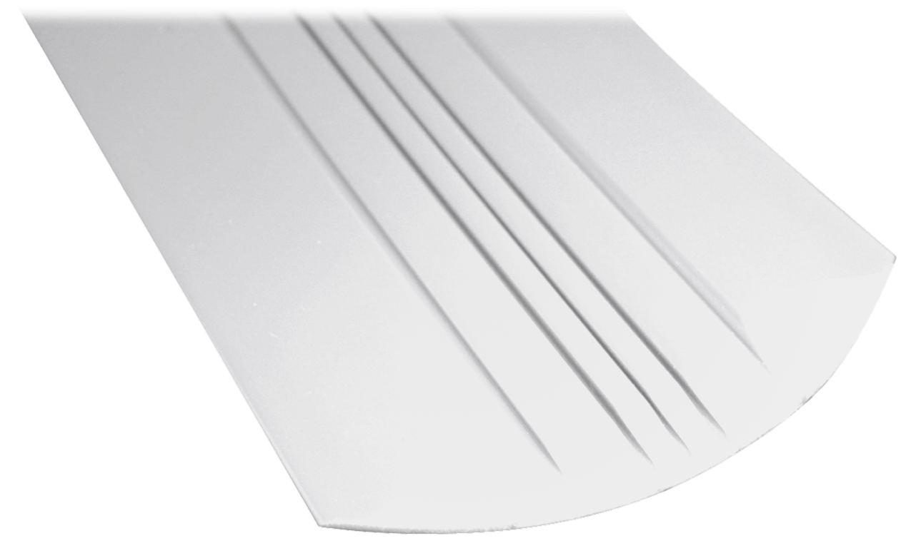 Megaware KeelGuard Keel Protector - 4 Fits up to 14 Boat - White