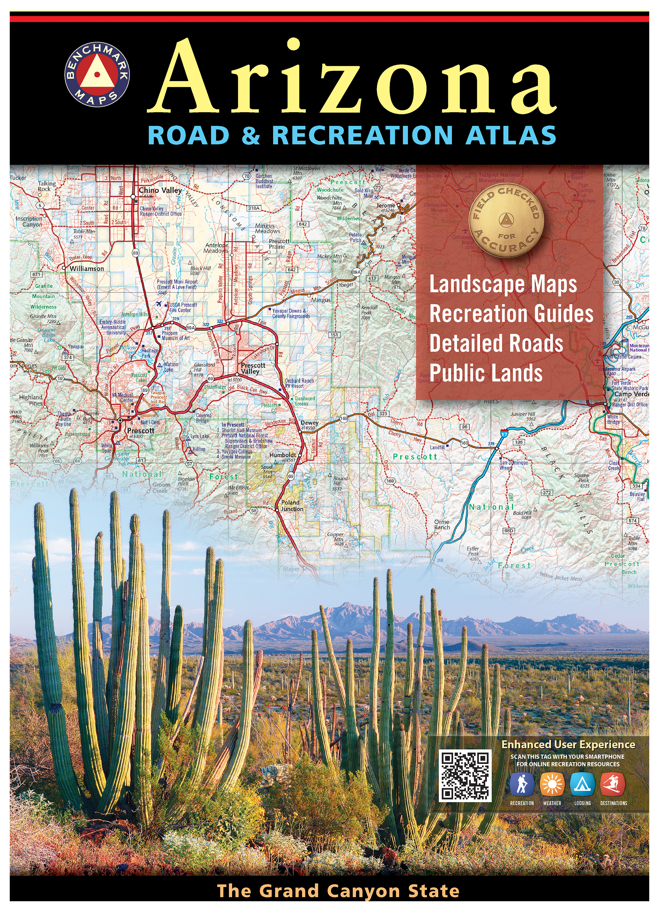 Benchmark Maps Road & Recreation Atlas - Arizona