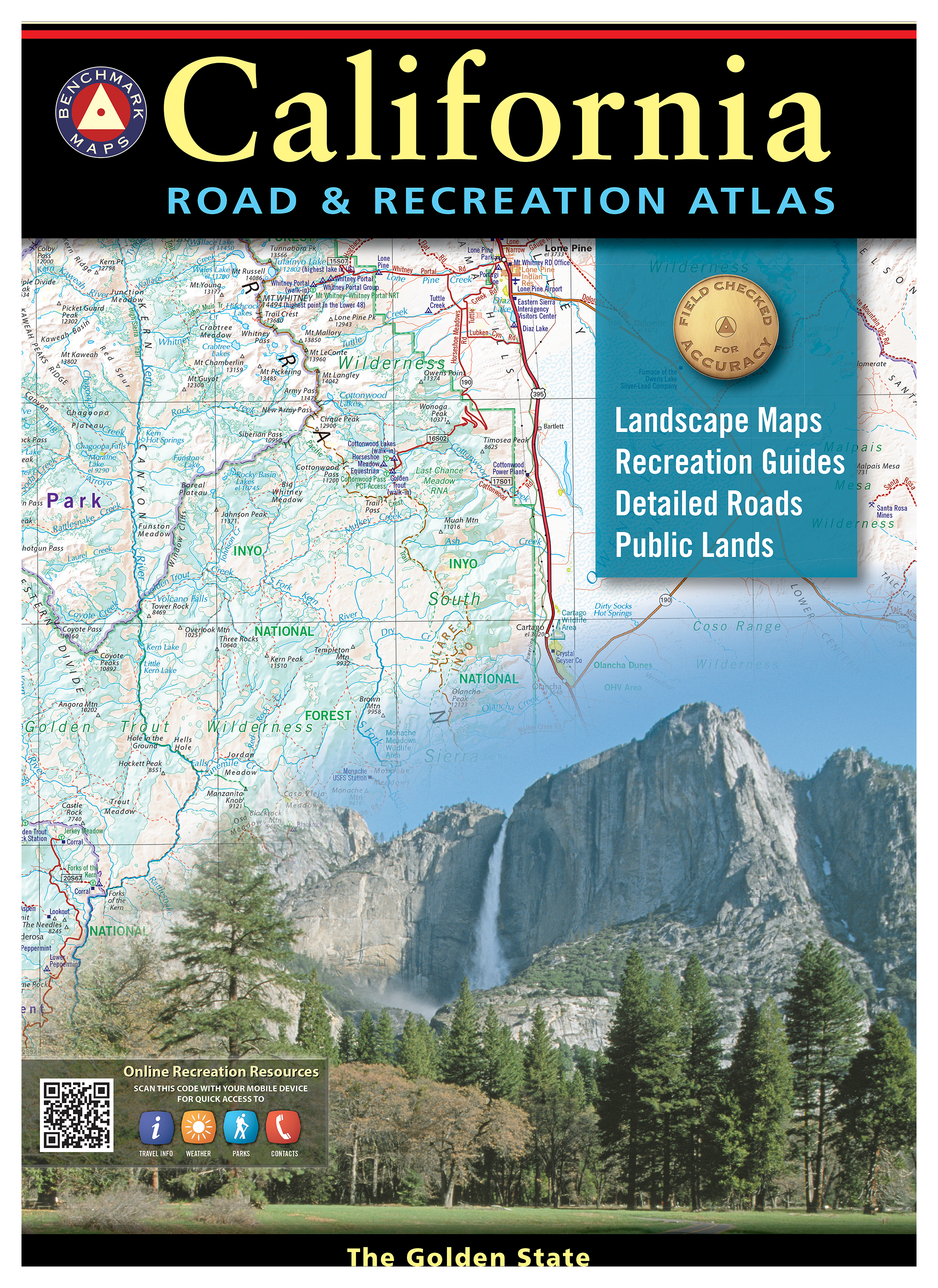 Benchmark Maps Road & Recreation Atlas - California