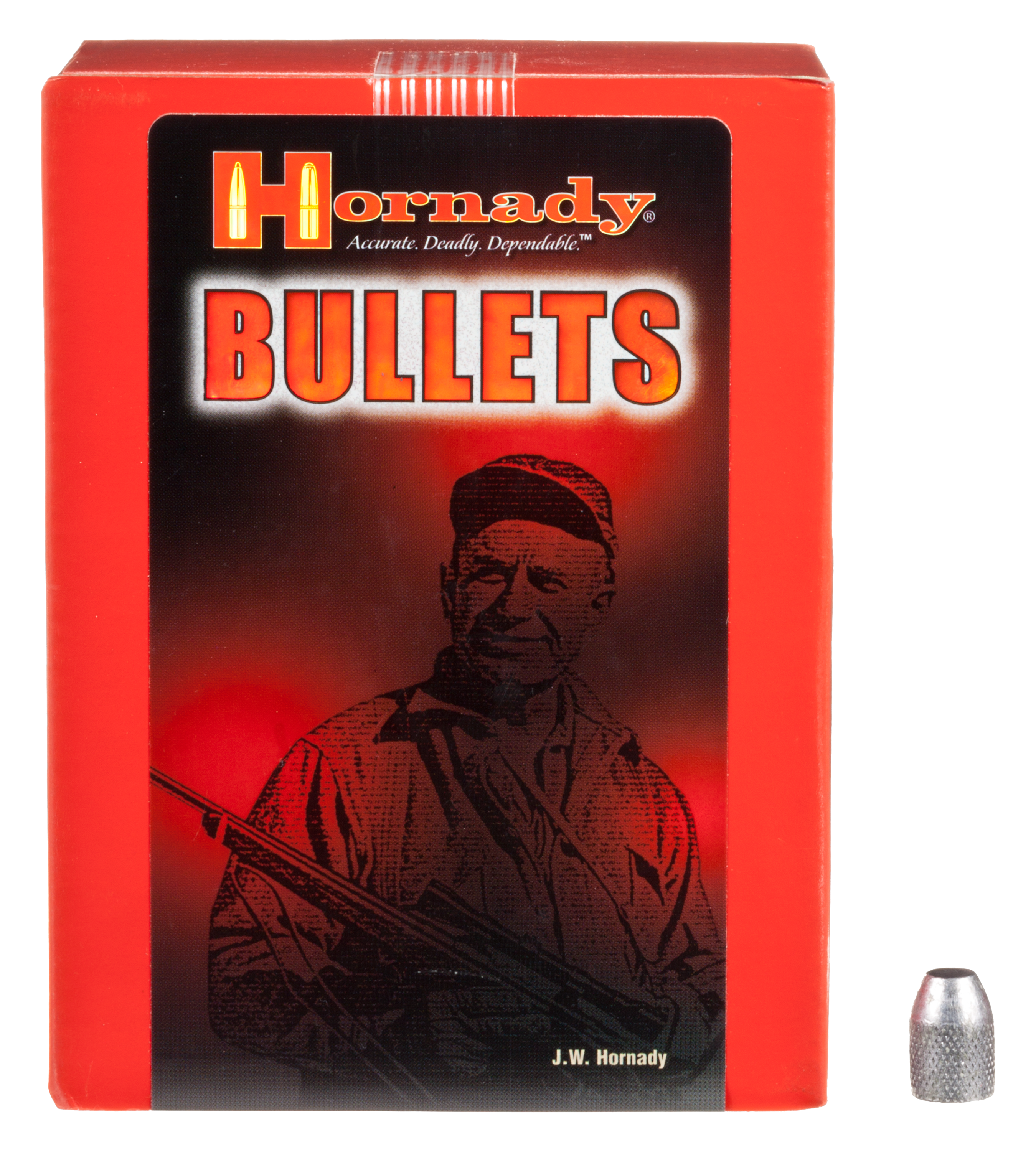 Image of Hornady Lead Centerfire Pistol Bullets - .45 Caliber - 55 Grain - FP