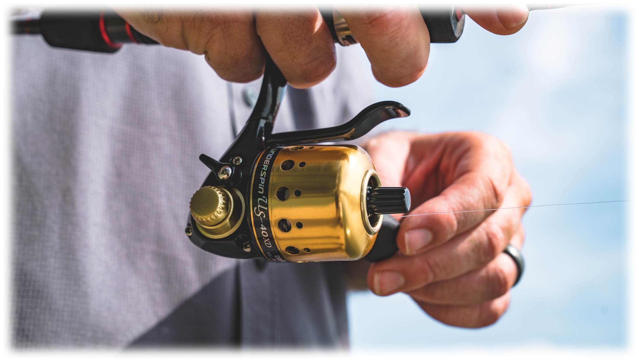 DAIWA GRAPHITE US-40XA Underspin Trigger Cast Fishing Reel $39.97