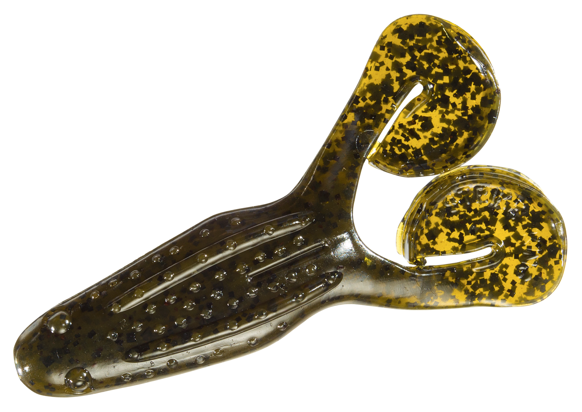 Strike King Rage Tail Toad Soft Bait Lures - Green Pumpkin