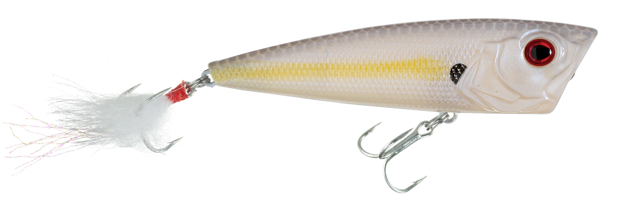 Bass Pro Shops XPS Z-Pop Hard Bait - 2-7/16 - Chartreuse Shad