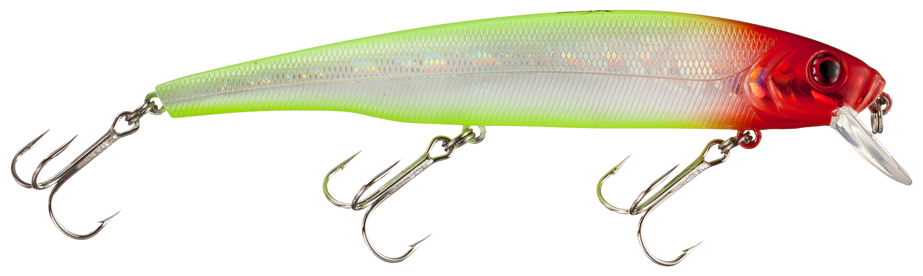 Bass Pro Shops XPS Suspending Minnow - 5 - Chrome Clown
