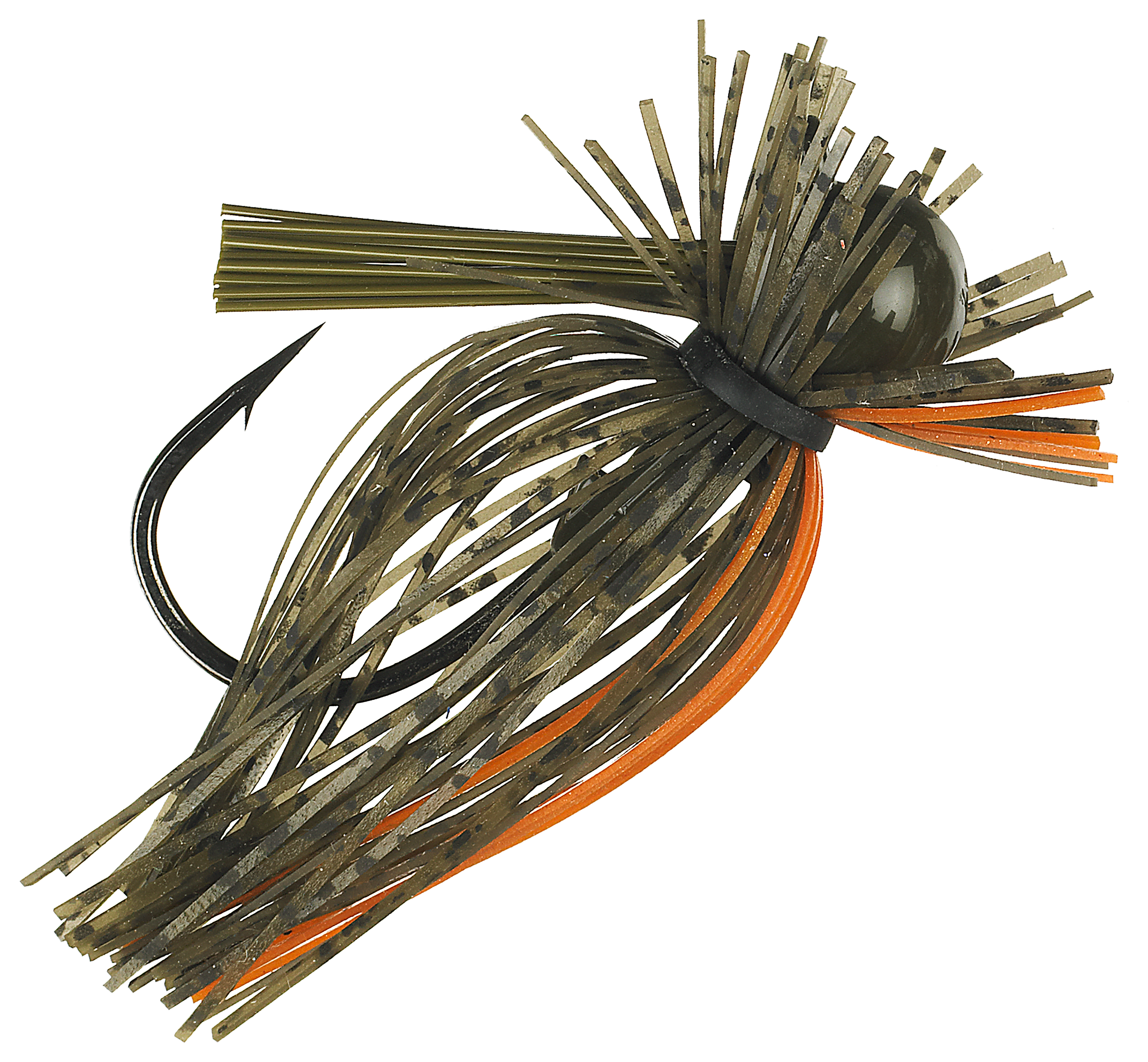 War Eagle Heavy Finesse Jig - 3/8 oz. - Green Pumpkin Orange