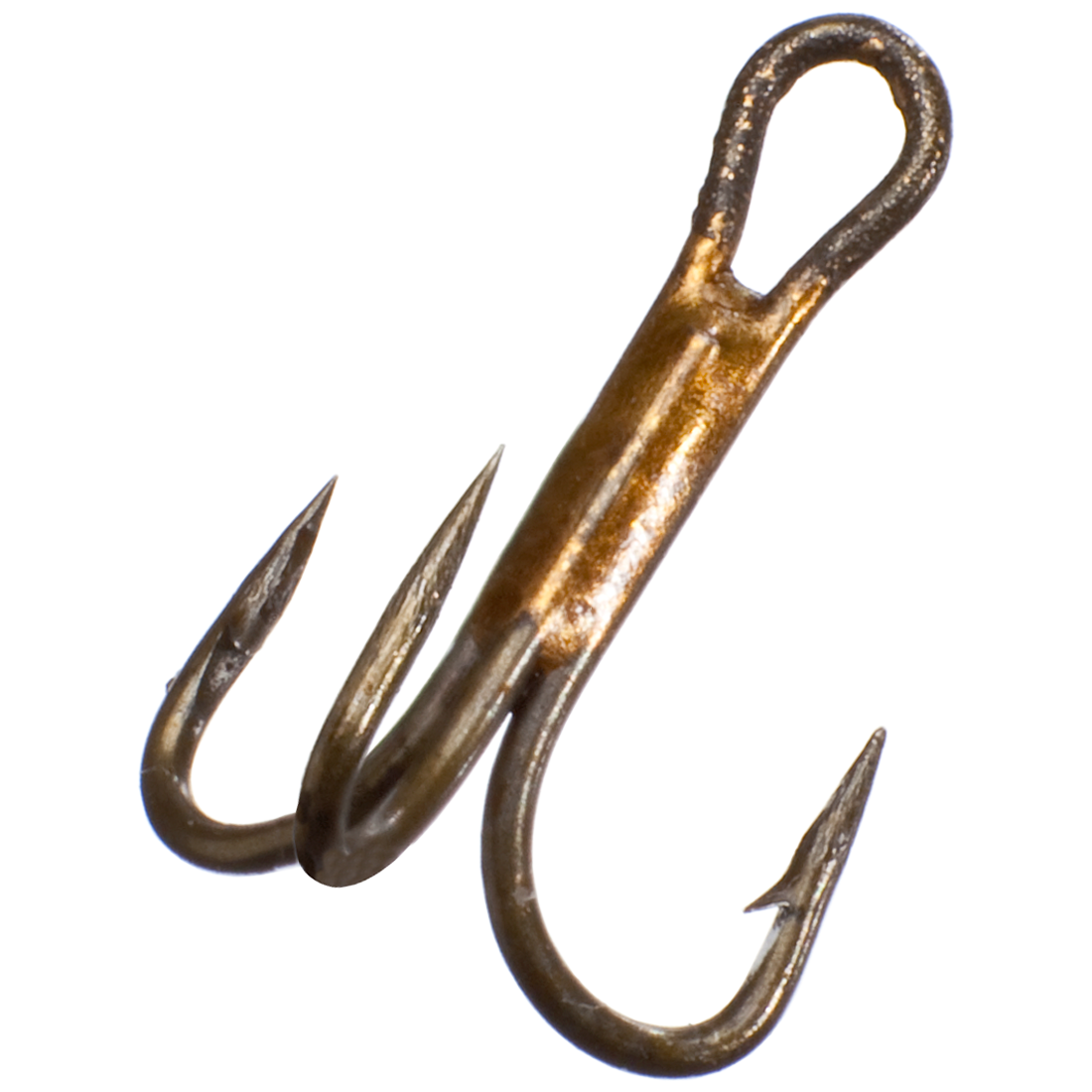 Eagle Claw 2x Double and Treble Hook,Curved Point,Regular Shank,Bronze,50-Box HO