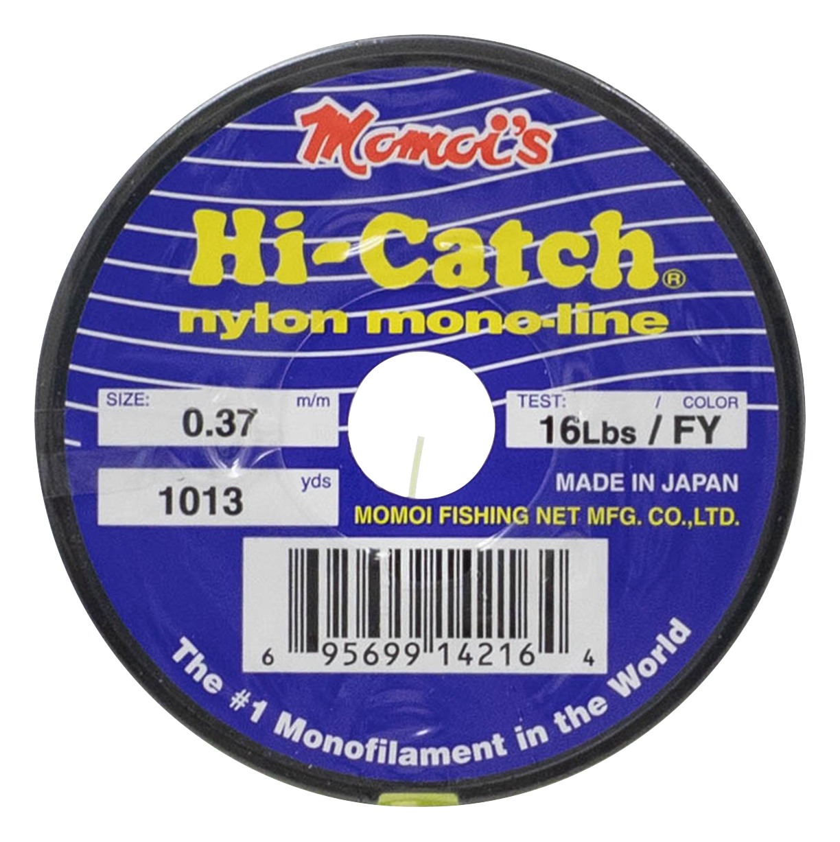 Momoi Hi-Catch Nylon Monofilament Line - Hi-Vis Yellow - 25 lb. - 630 Yards -  Momoi's