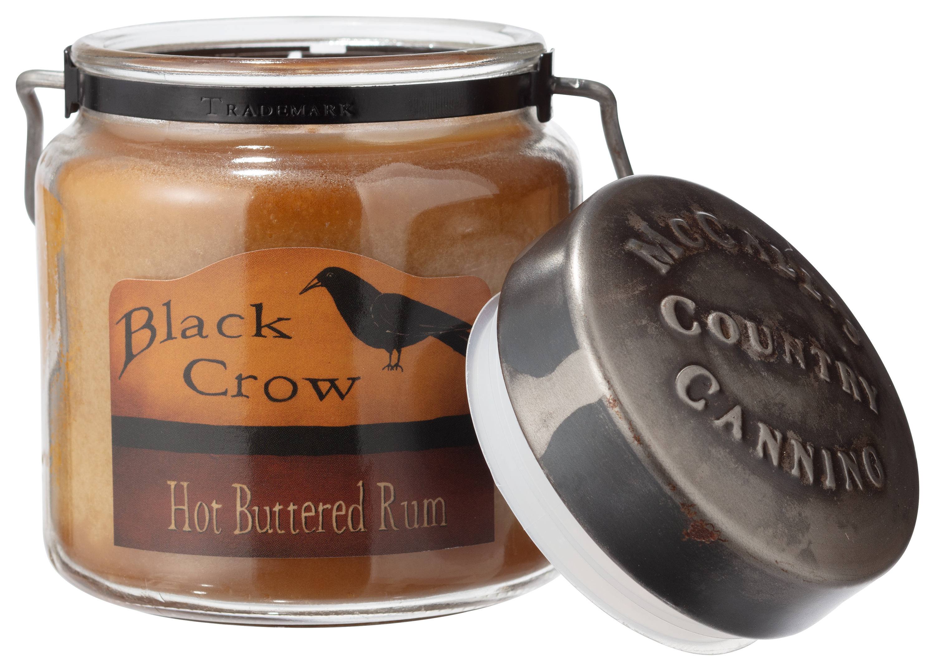 MCCALL'S Country Canning Hot Buttered Rum Scented Jar Candle