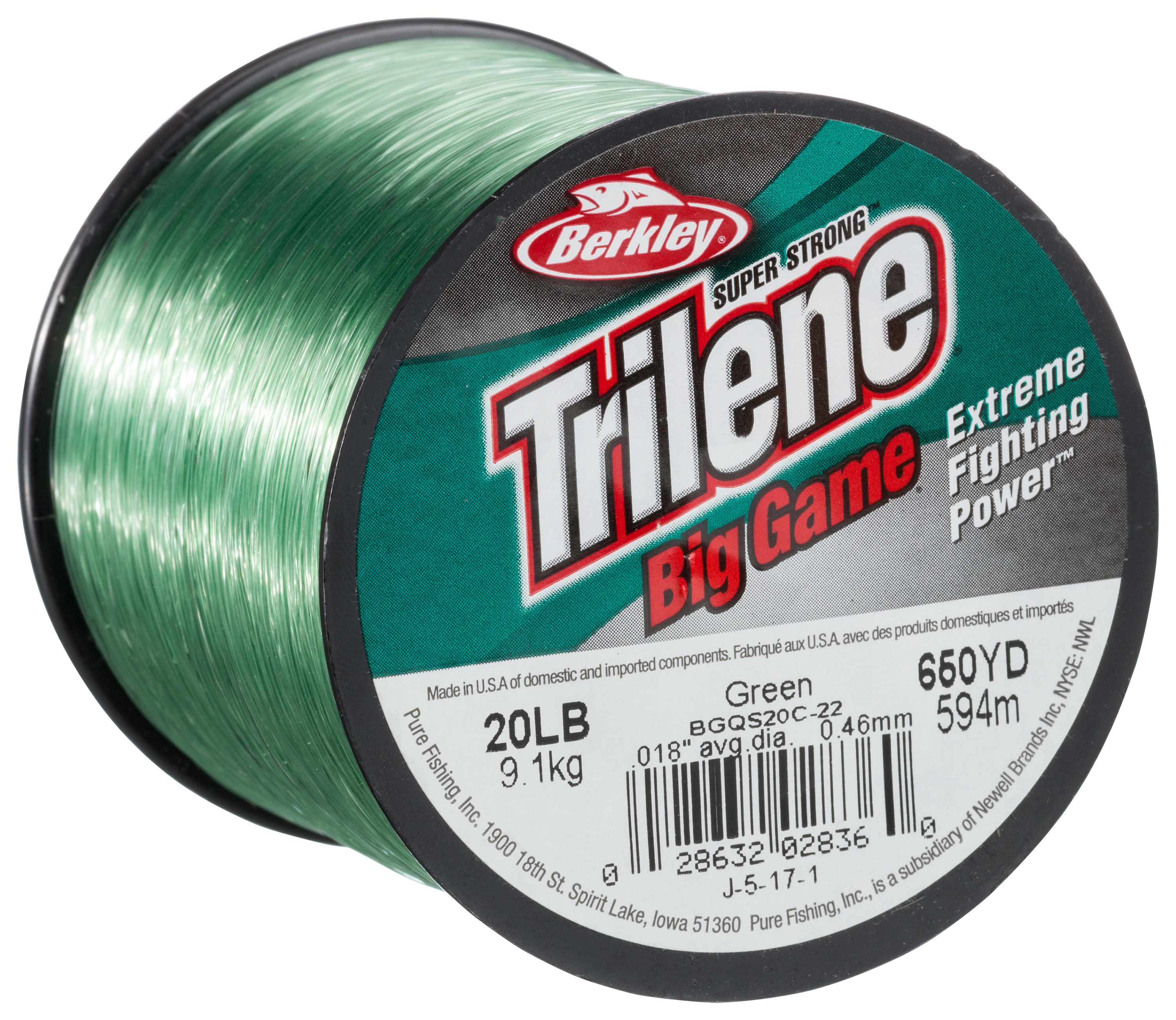 Berkley Trilene Big Game Line 1/4-lb. Spool - Green - 8 lb.