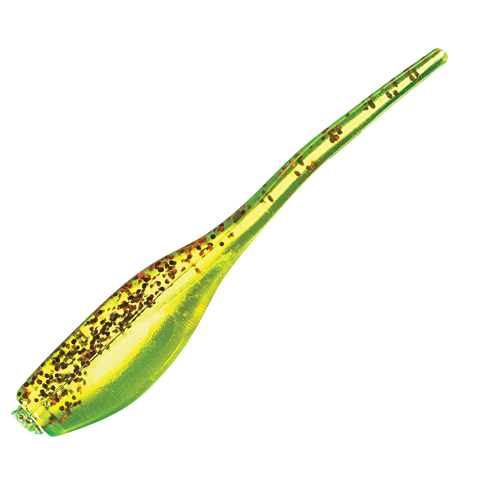 Bobby Garland Baby Shad - Chartreuse/Red Glitter