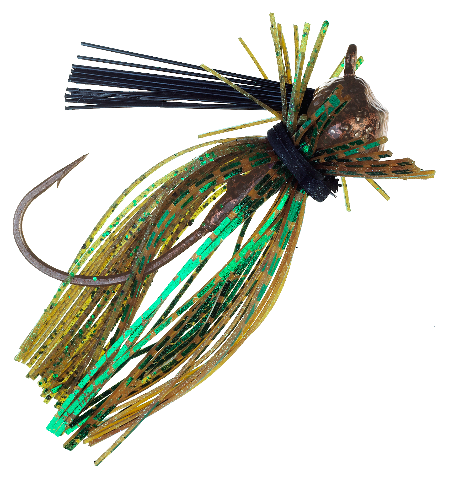Jewel Bait Heavy Cover Finesse Football Jig - 1/2 oz. -  - Green Pumpkin/Gr