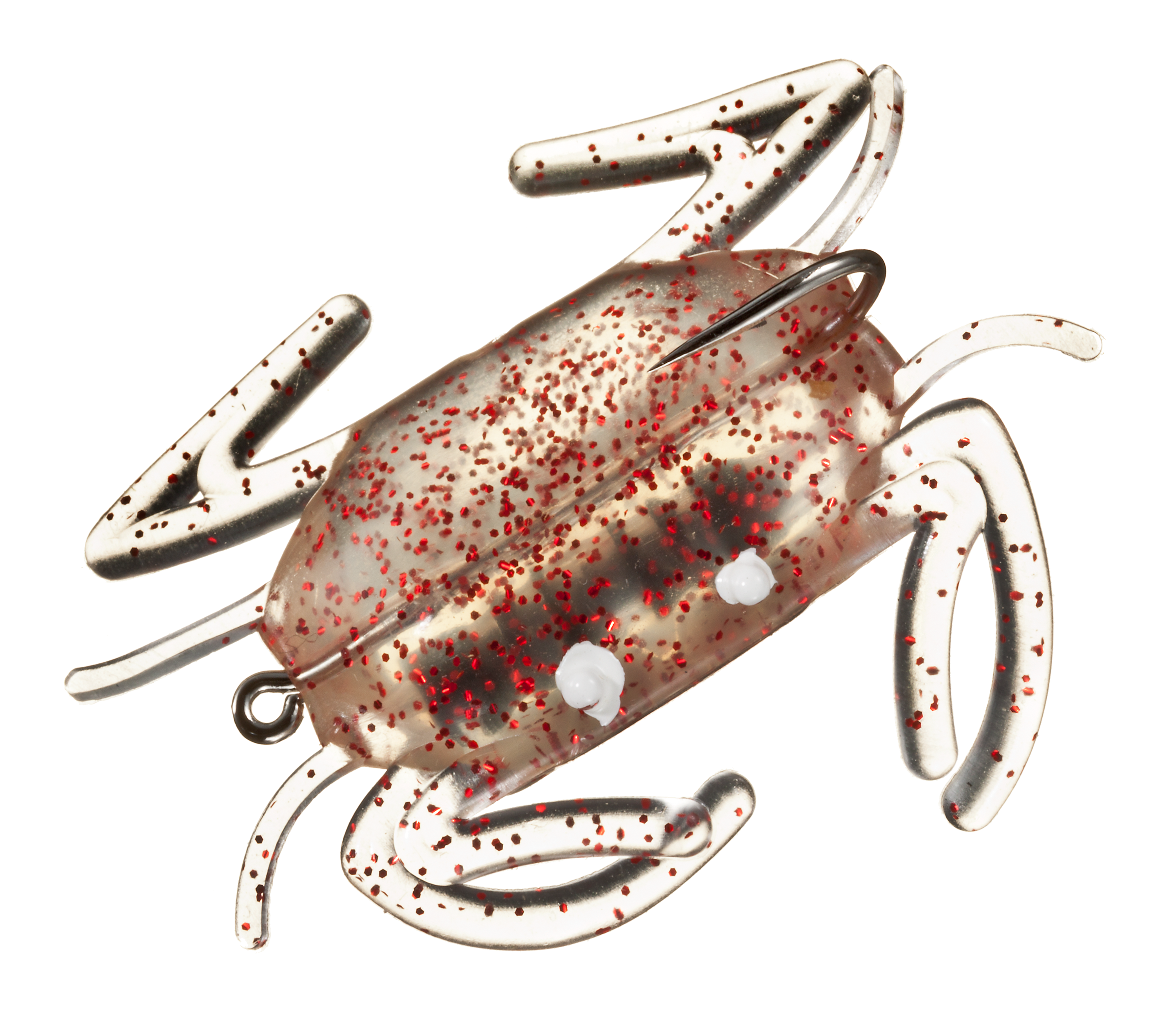 D.O.A. Soft-Shell Crab - Near Clear Red Glitter