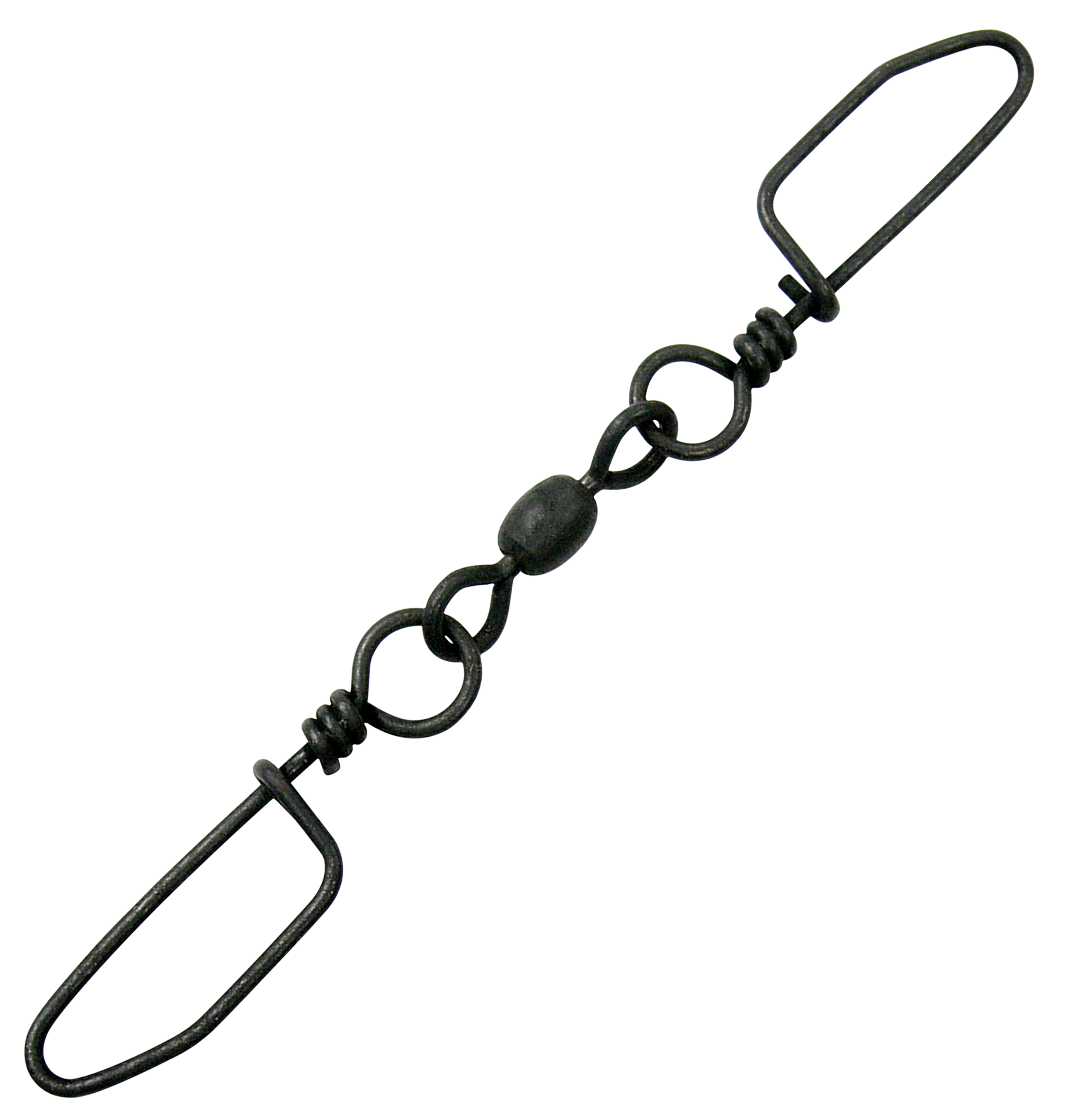 Image of Billfisher Double Snap Swivels - 75 lb. test - Black Oxide