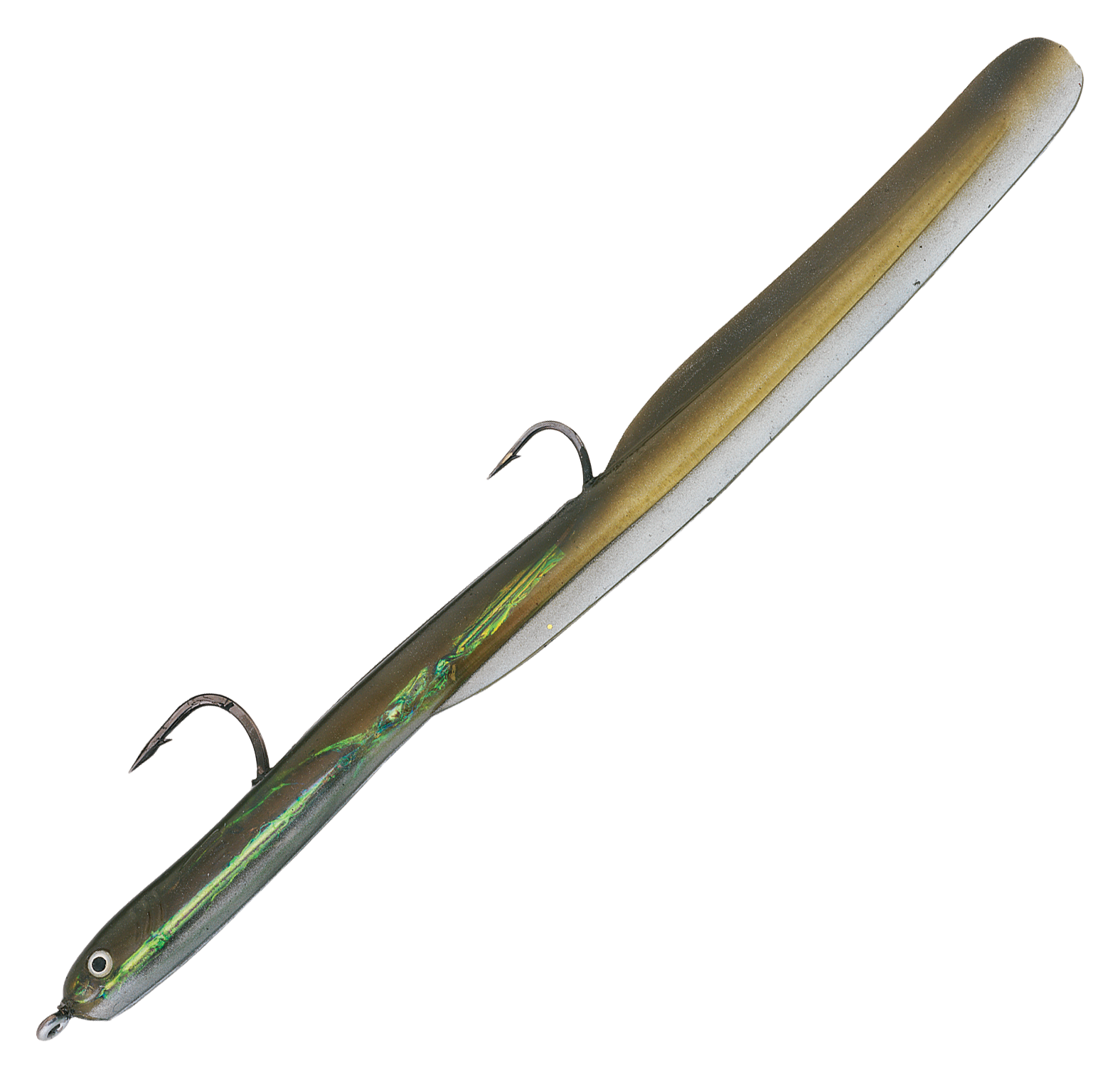 Image of Berkley PowerBait Saltwater Pre-Rigged Eel - Greeny - 8''