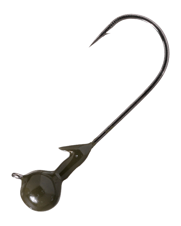 Strike King Tour Grade Round Jighead - 1/8 oz. - Green Pumpkin