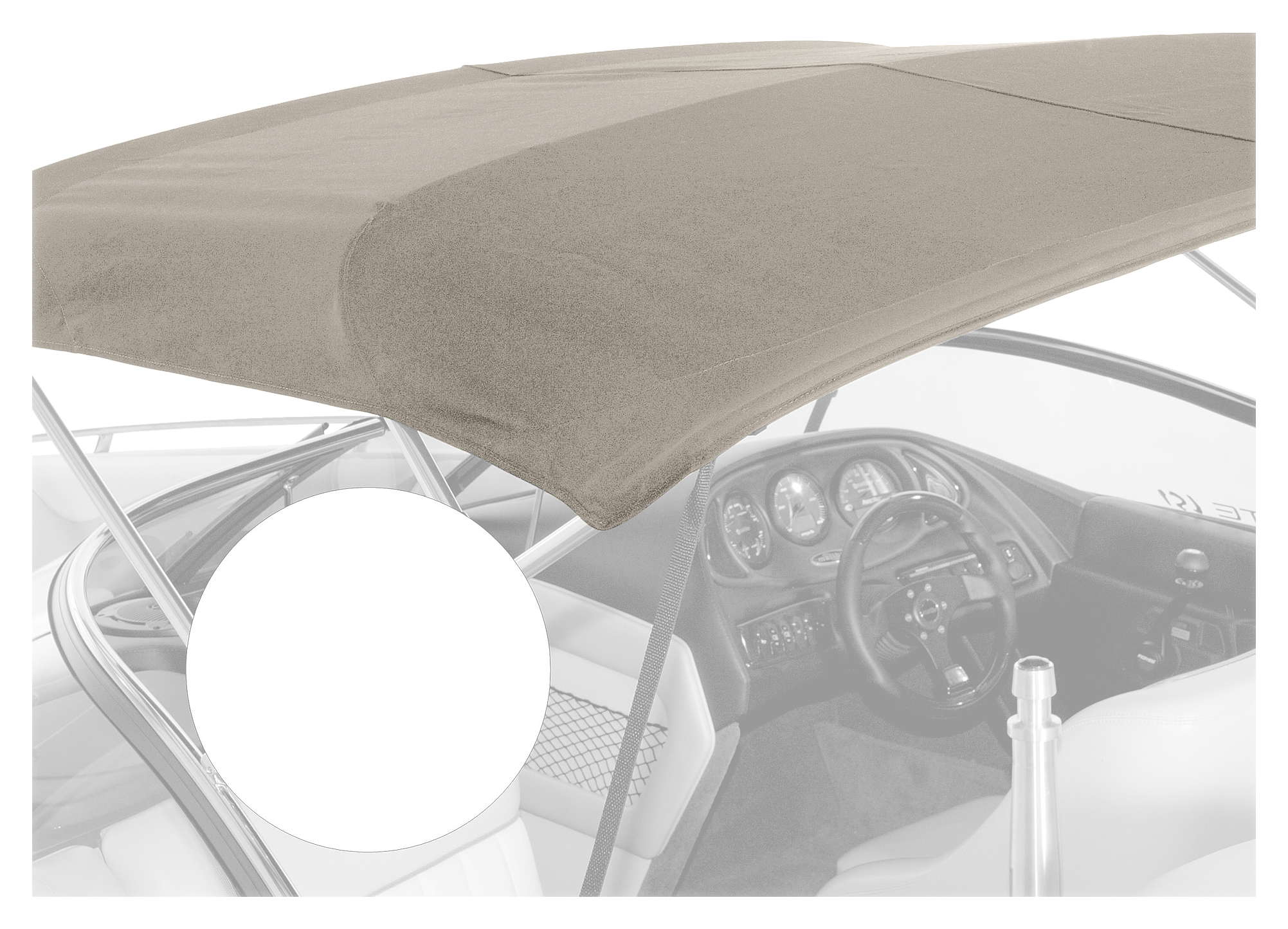 Westland Sunbrella Bimini Top Package - Model 3663AGR-X