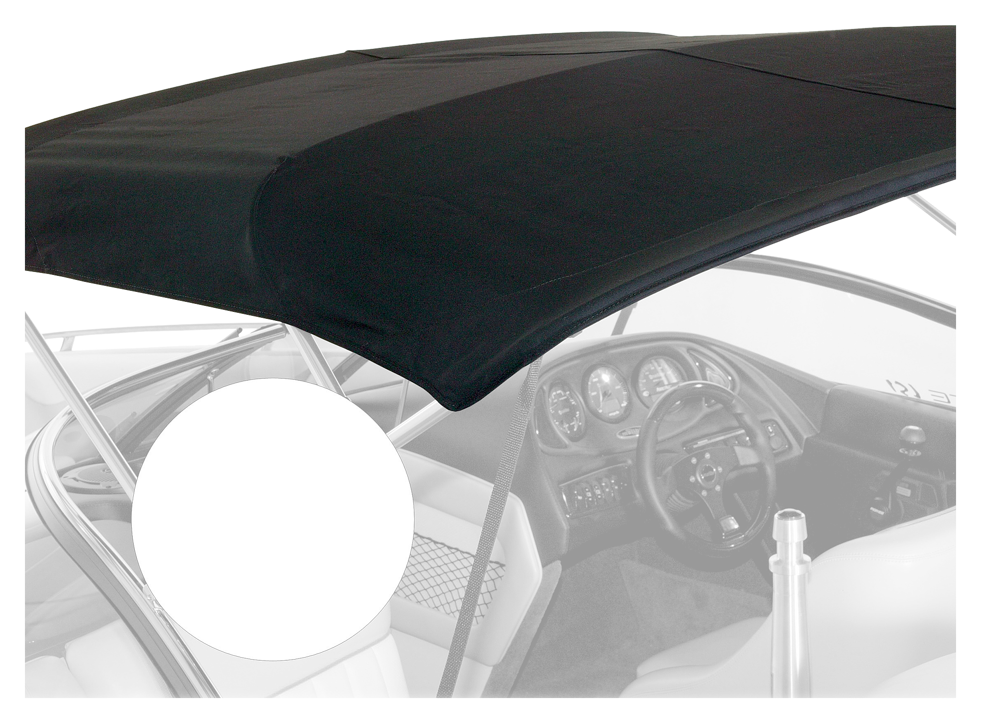 Westland Sunbrella Bimini Top Package - Model 3669ABK-X