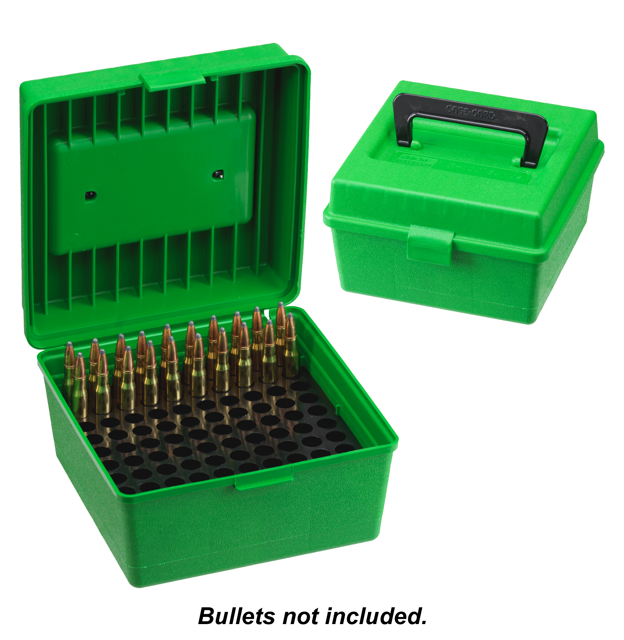 MTM Deluxe Flip-Top Ammo Box Handle 264 Winchester Mag to 458