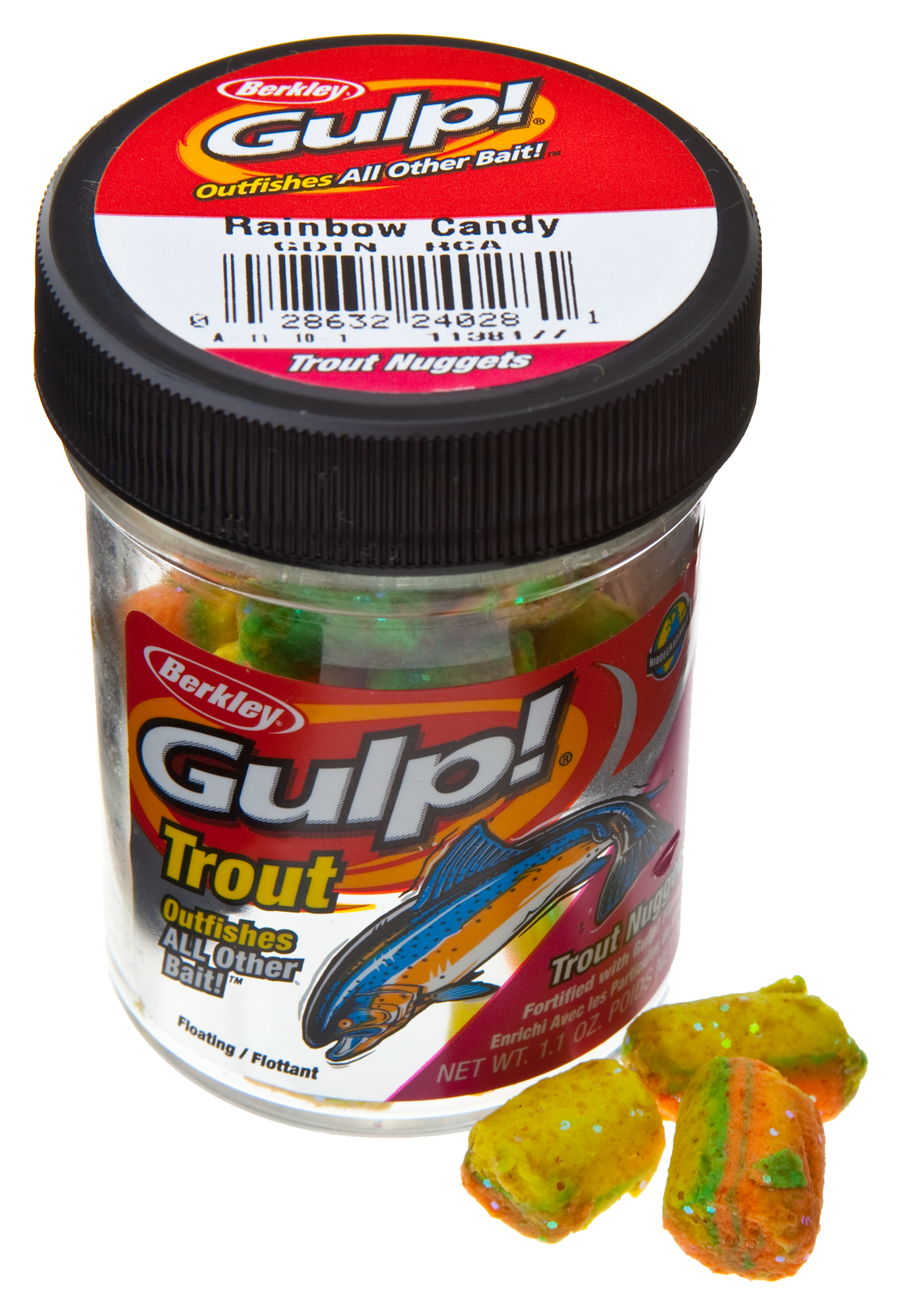 Gulp! Trout Nuggets Rainbow Candy