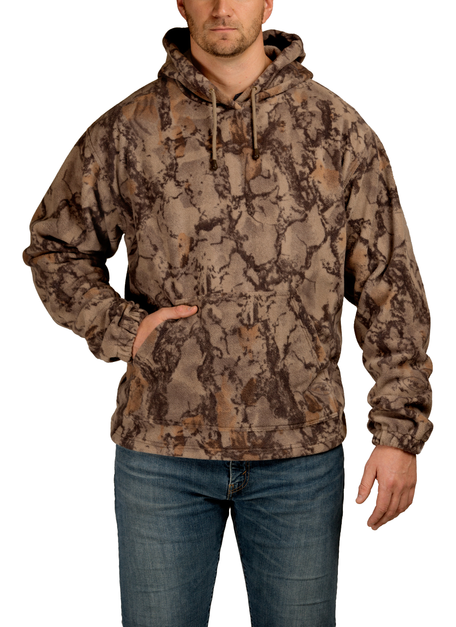 Image of Natural Gear Windproof Layering Fleece Hoodie for Men - Natural Gear - XL